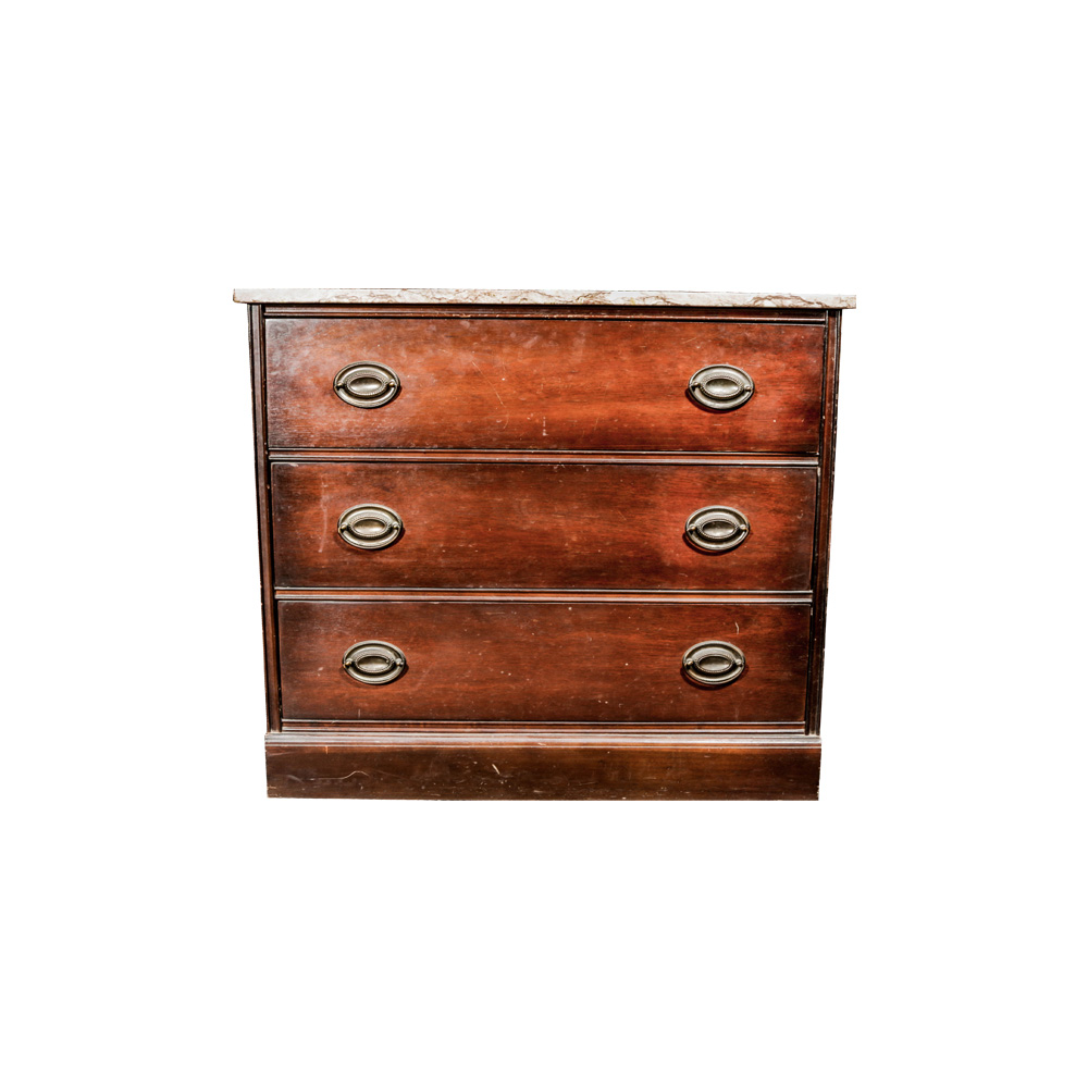 Marble Top Nightstand