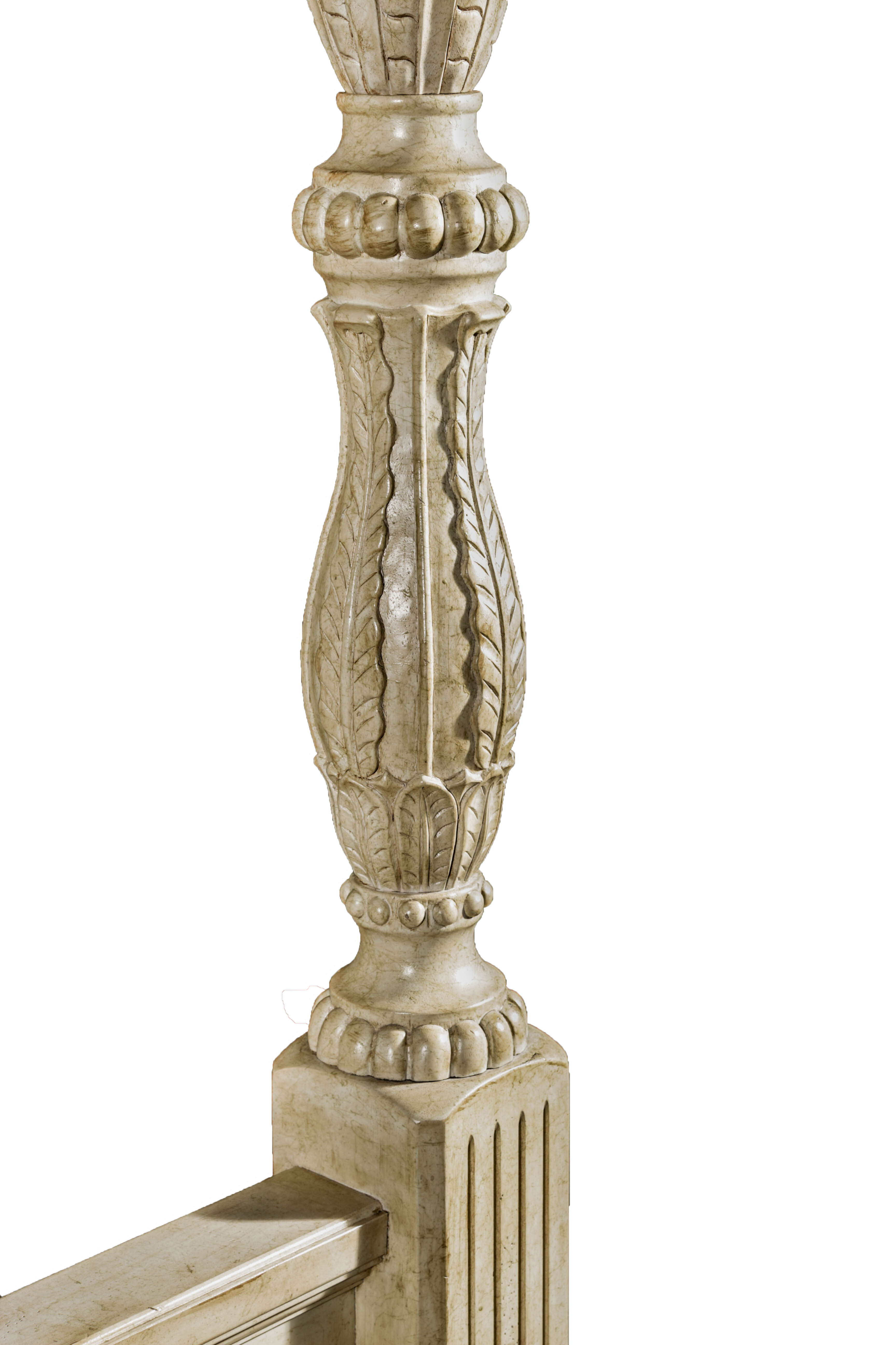 King Size Wooden Four Post Bed