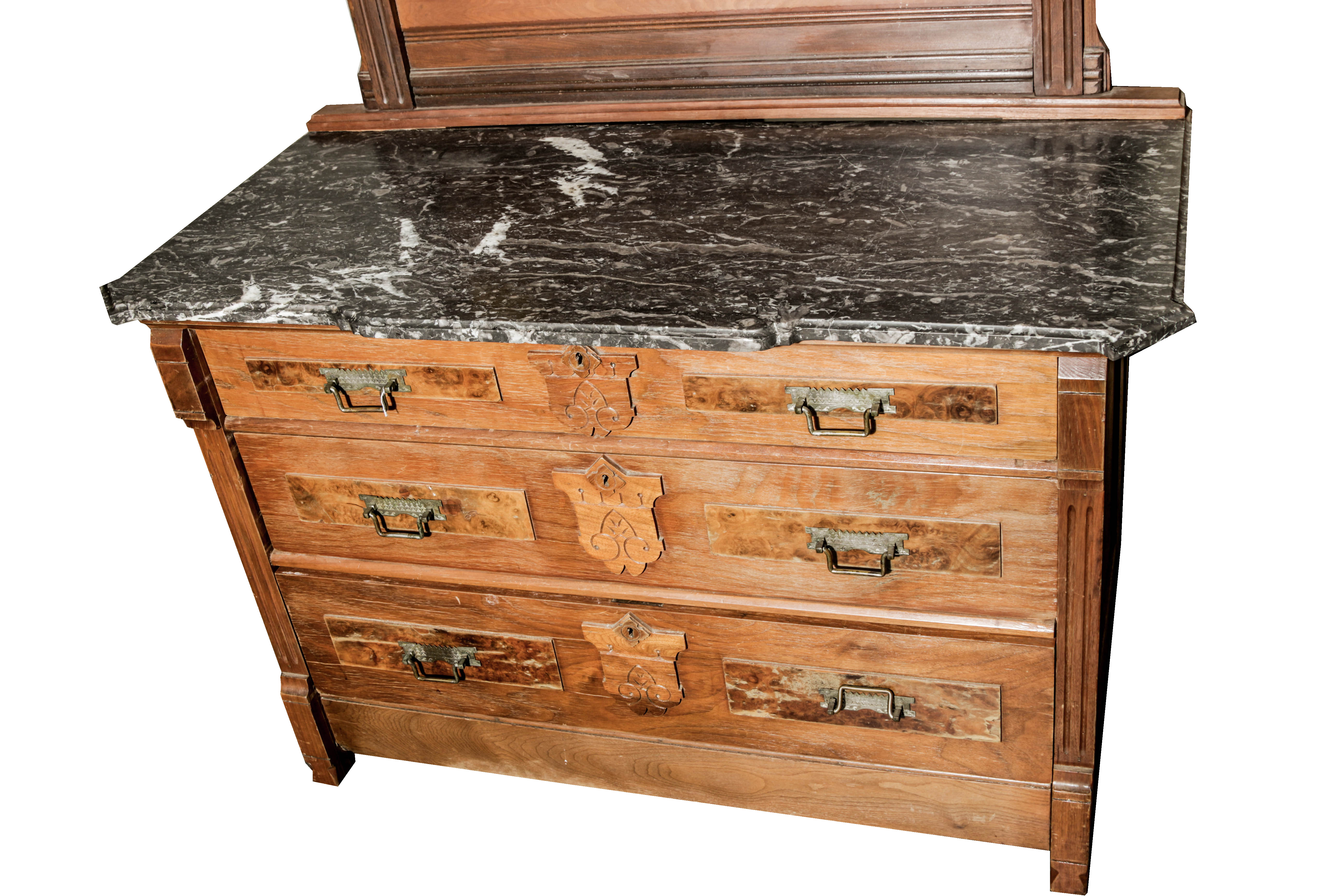 Antique Eastlake Dresser with Mirror