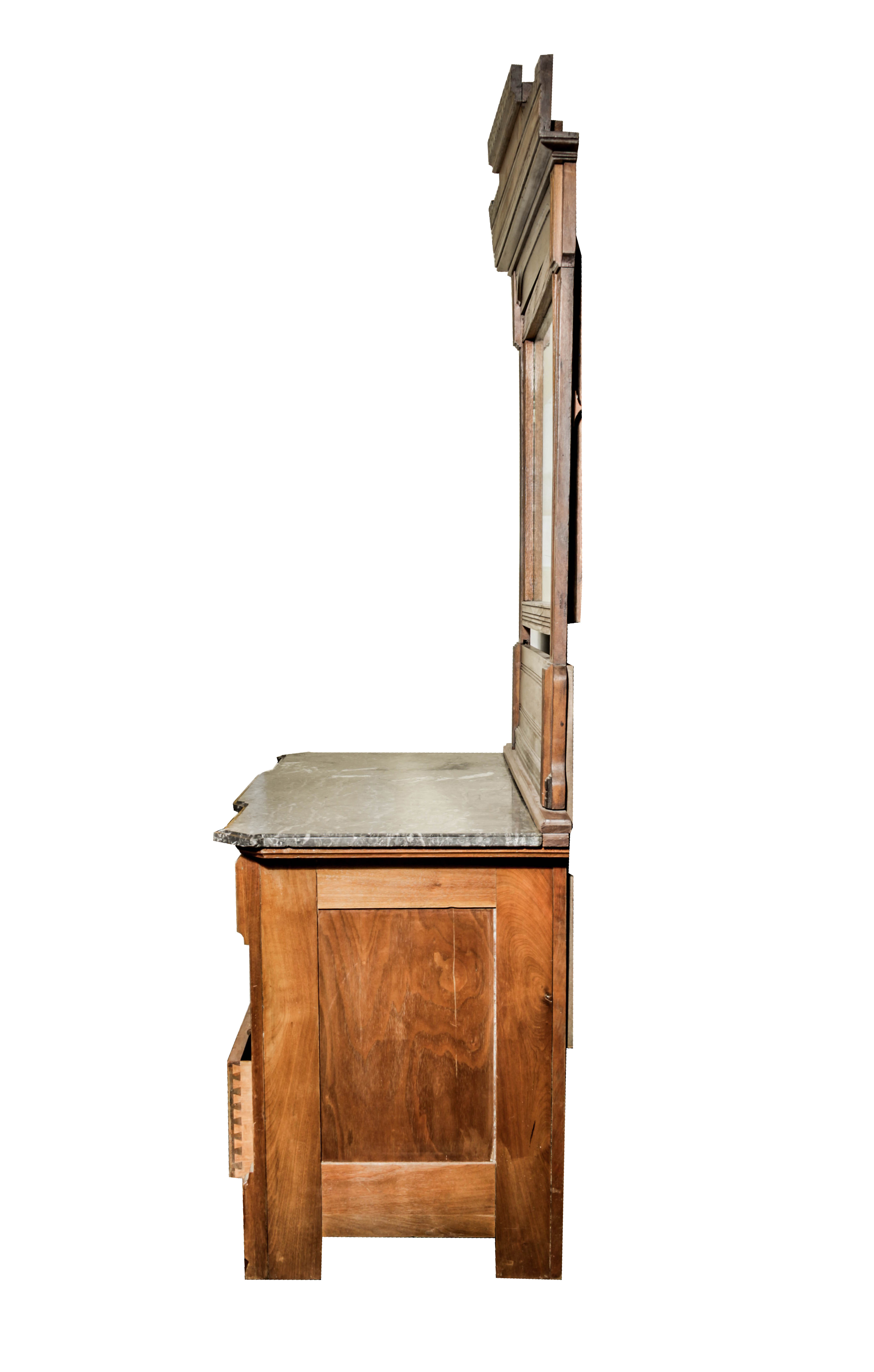 Antique Eastlake Dresser with Mirror