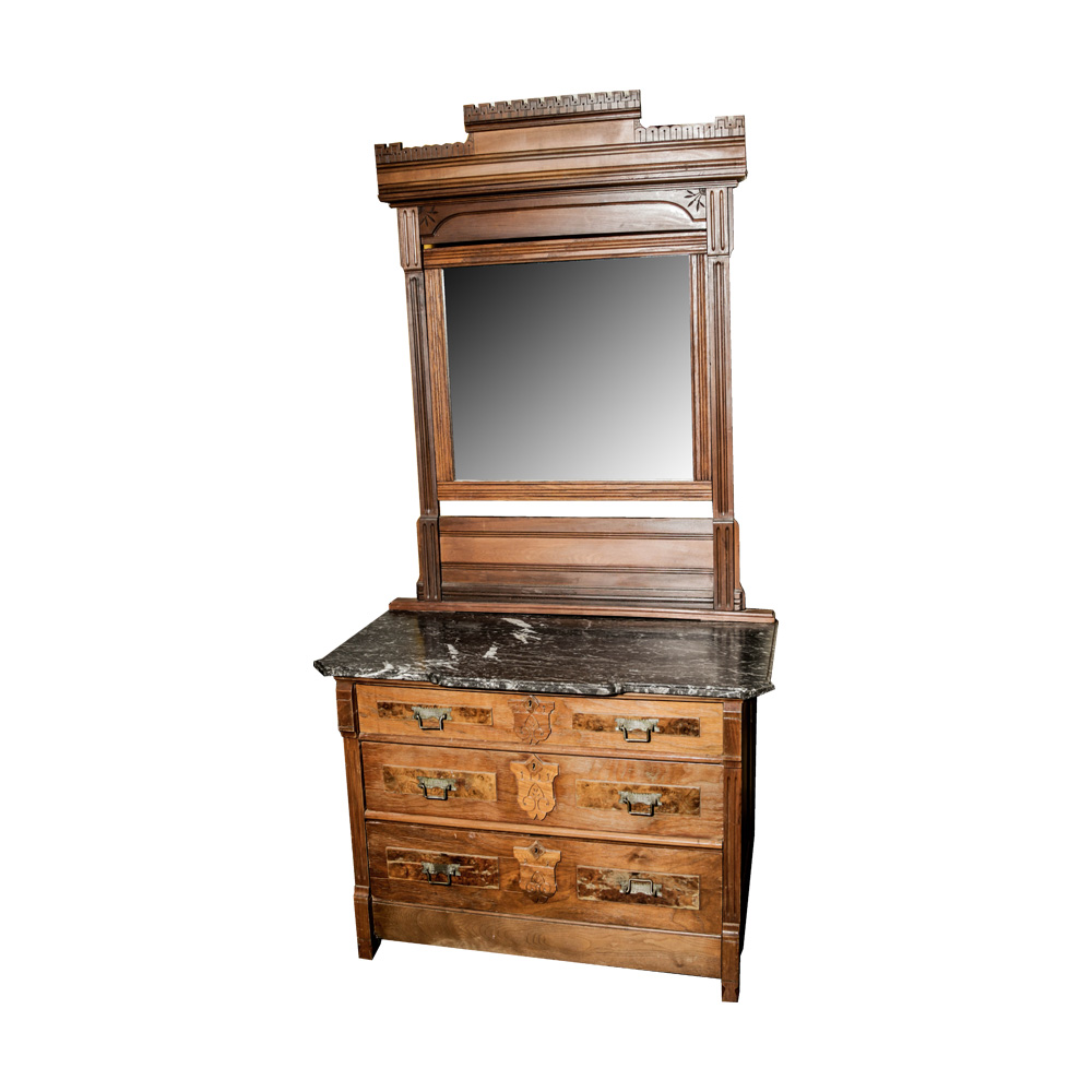 Antique Eastlake Dresser with Mirror