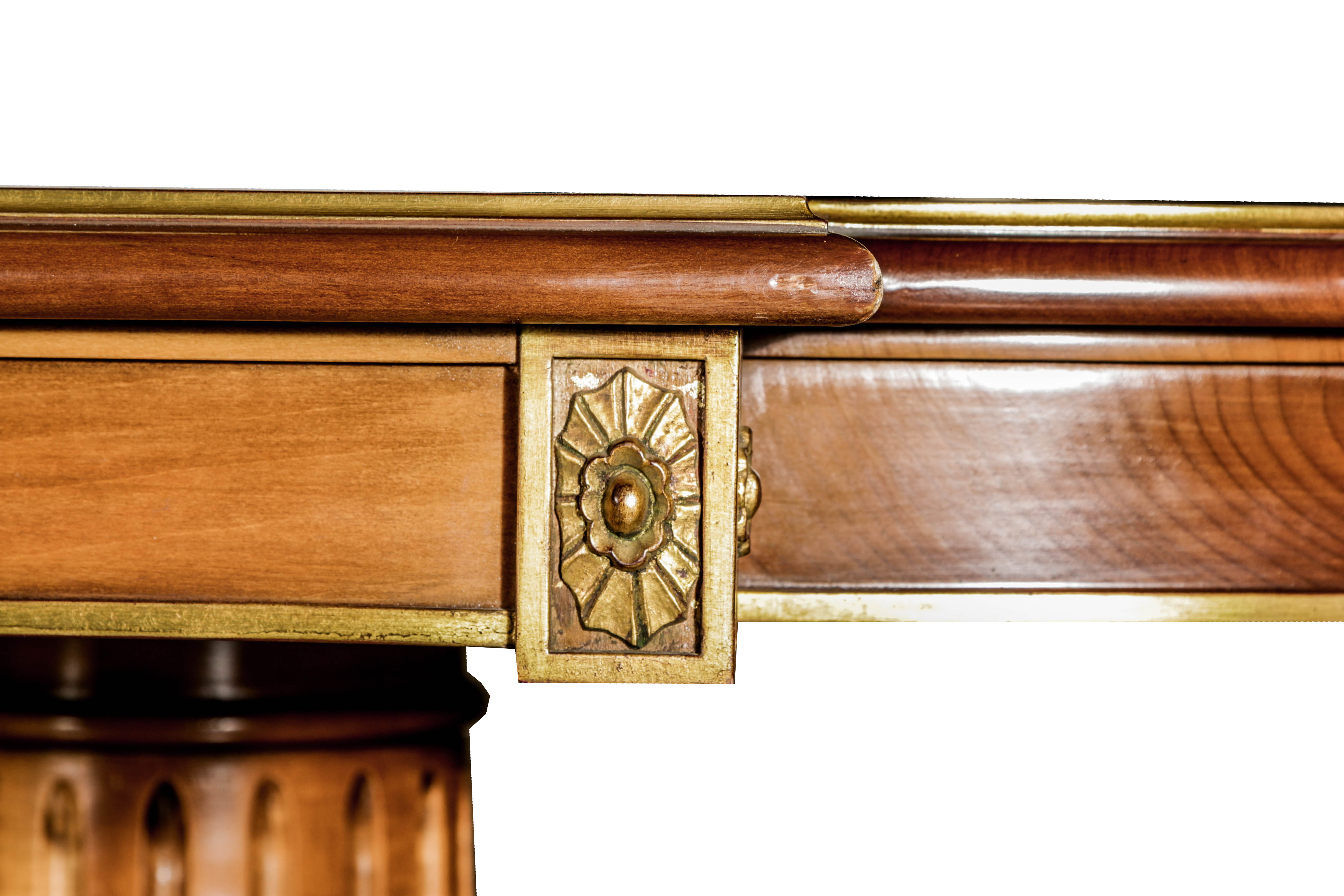 Excellent Neo-Classical Mahogany Dining Table and Ten Chairs