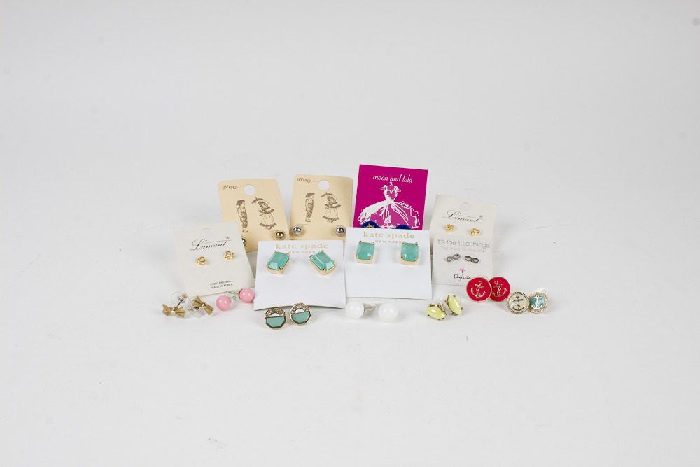 Costume Earrings Including Kate Spade