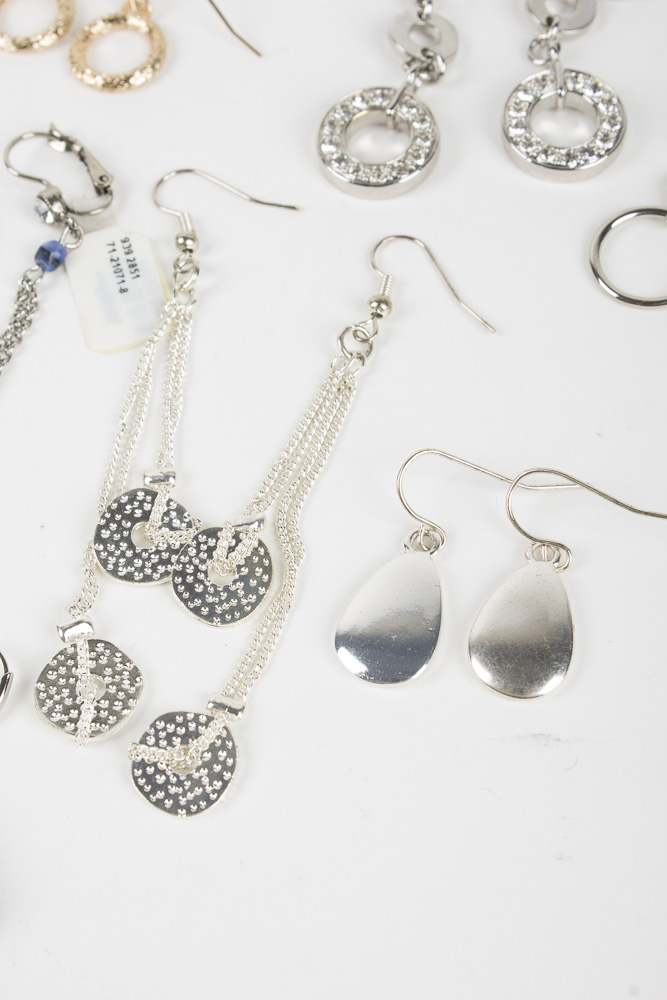 Large Group of Costume Earrings