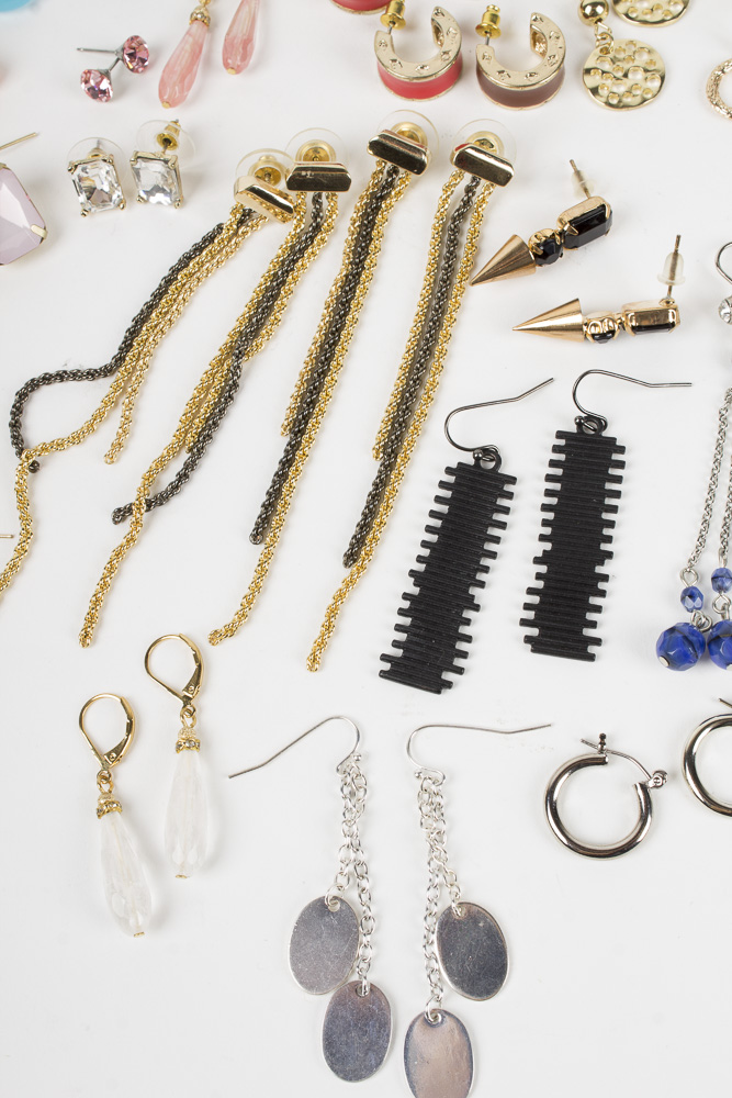 Large Group of Costume Earrings