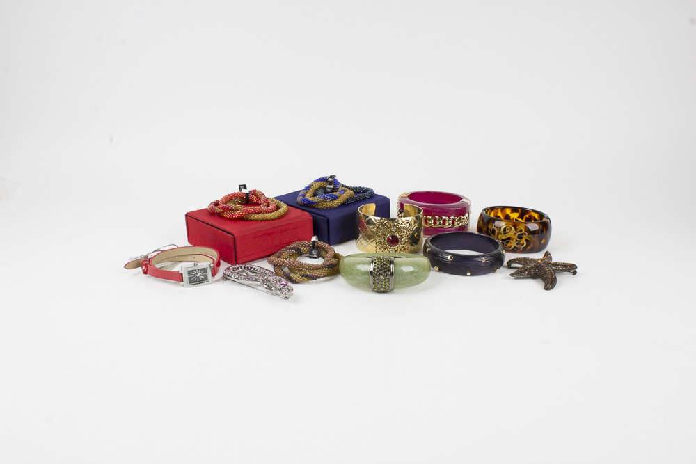 Costume Jewelry Bracelets and Pins