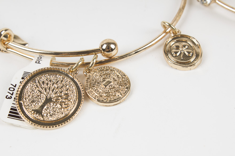 Multi-Colored Metal and Pink Costume Jewelry