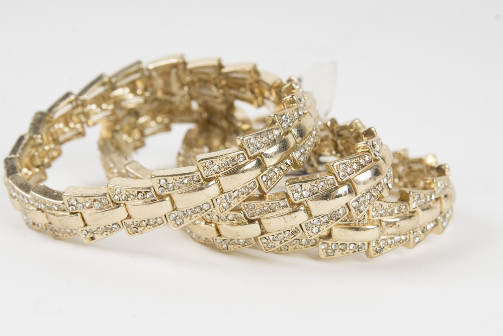 Gold-toned Watches and Bracelets