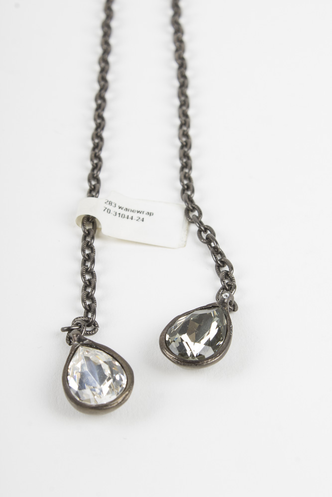 Group of Silver Tone and Black Costume Jewelry