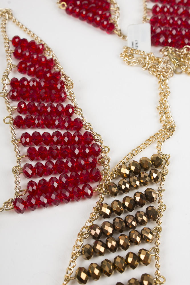 Beaded Costume Jewelry and Jewelry Hook Stand