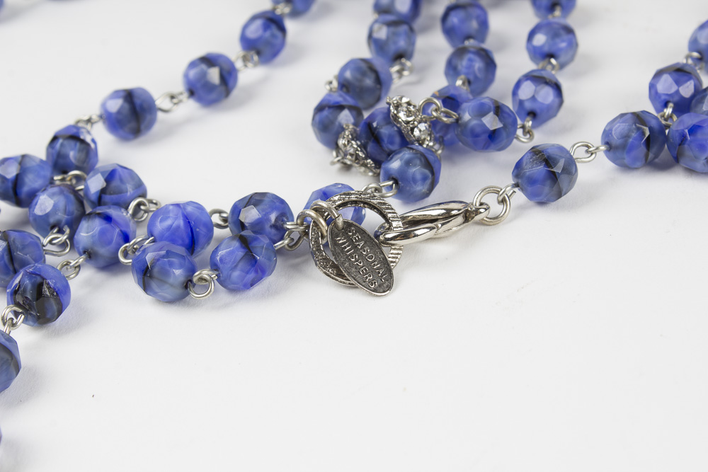 Beaded Costume Jewelry and Jewelry Hook Stand