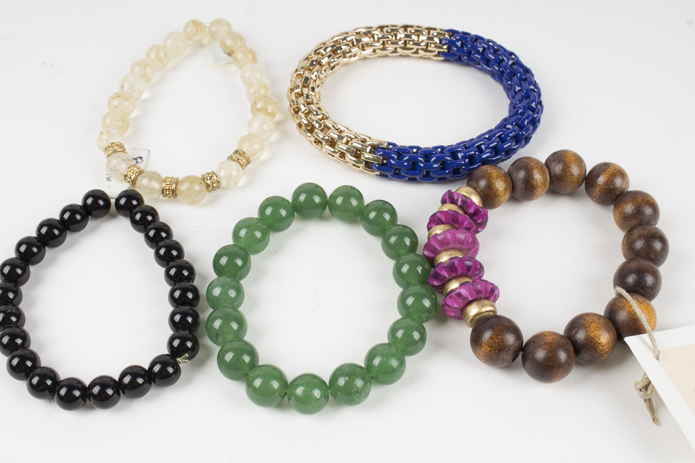 Beaded Costume Jewelry and Jewelry Hook Stand