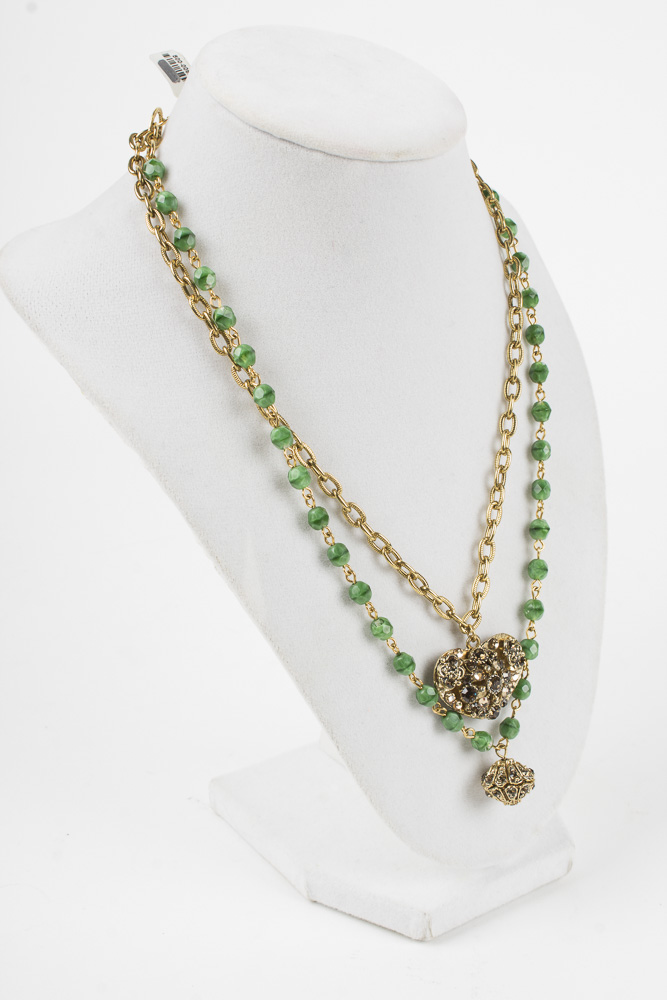 Beaded Costume Jewelry and Jewelry Hook Stand