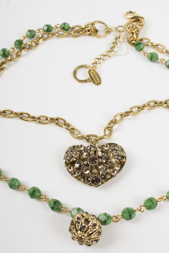 Beaded Costume Jewelry and Jewelry Hook Stand