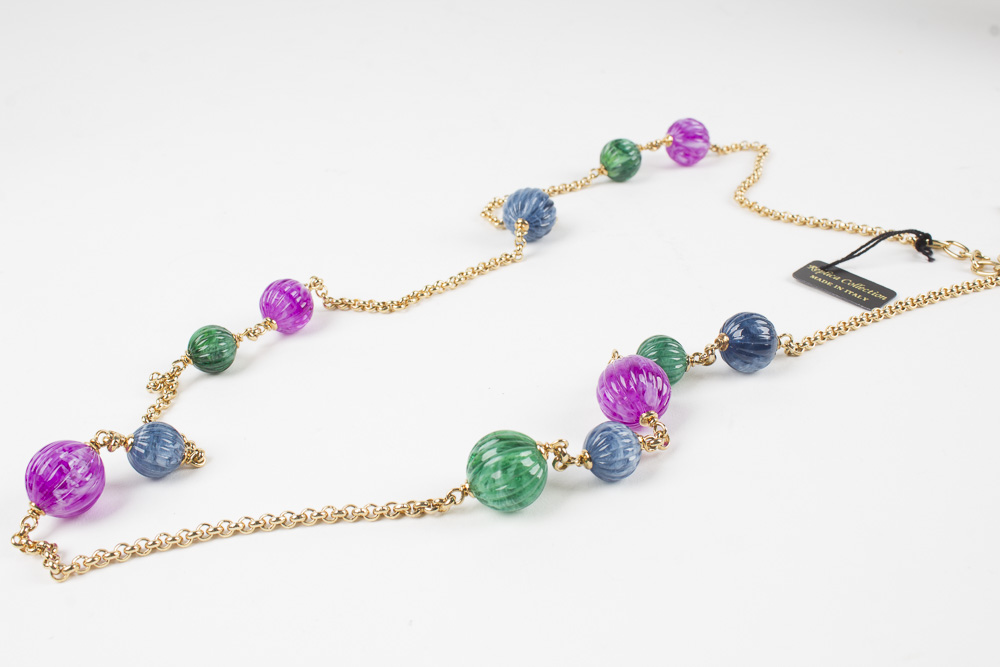 Beaded Costume Jewelry and Jewelry Hook Stand