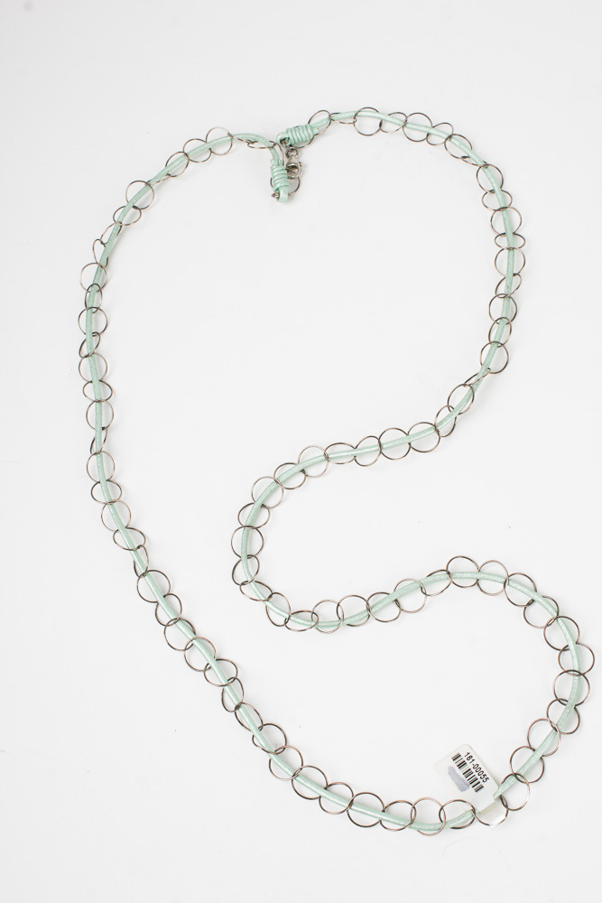 Costume Jewelry Including Braided Leather Necklaces