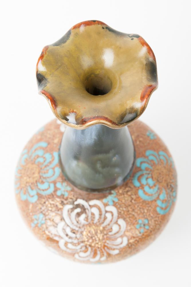 Vintage Royal Doulton Lambeth Art Pottery Tapestry Vase