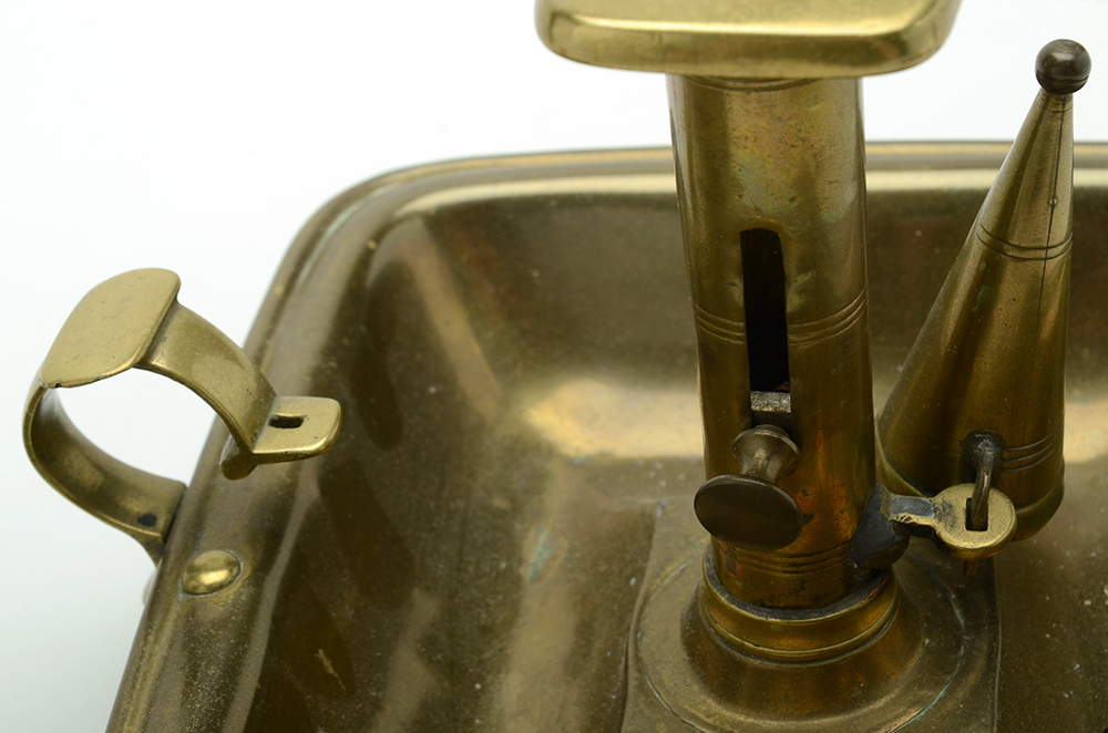 Collection of Brass Chamber-Sticks and Accessories