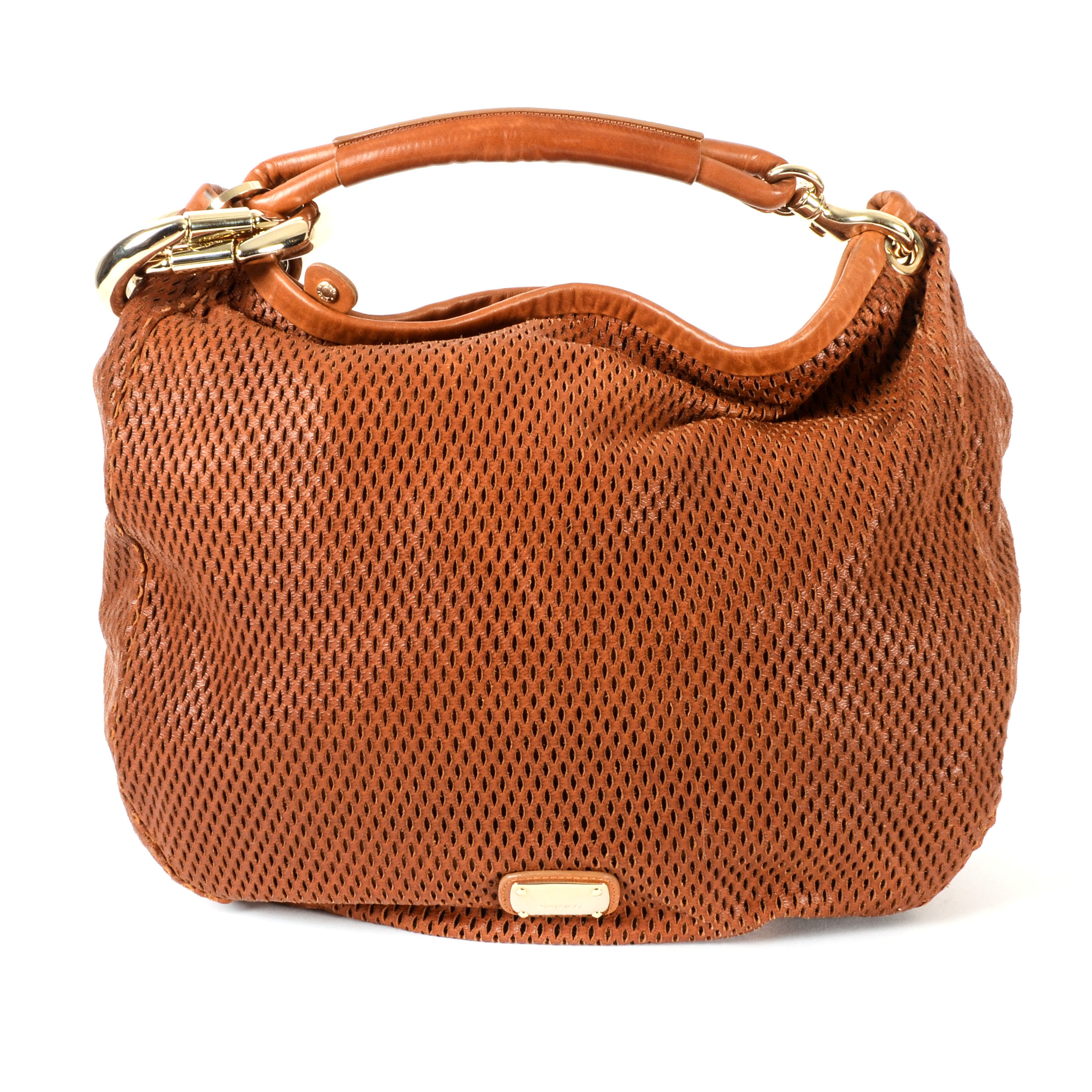 Jimmy Choo Sky Perforated Vachetta Hobo Bag