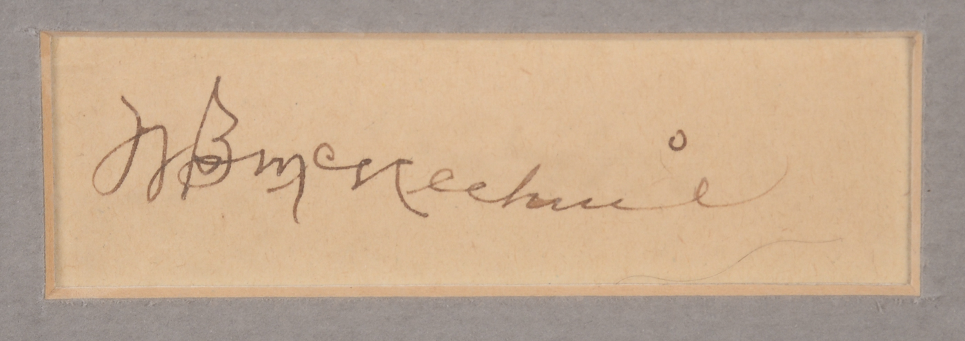 William "Bill" McKechnie Signed Framed Baseball Display