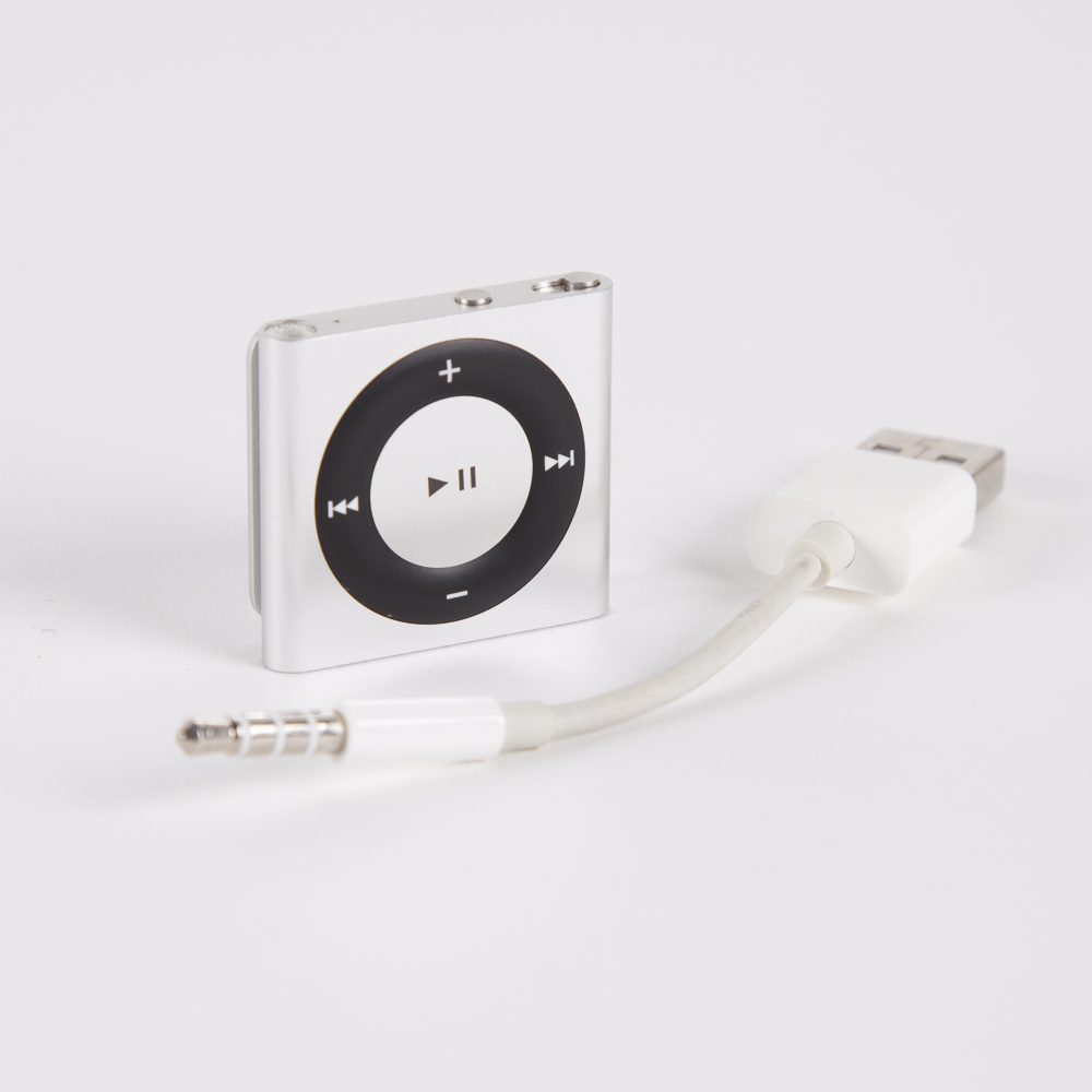 iPod Shuffle Media Players and Cables