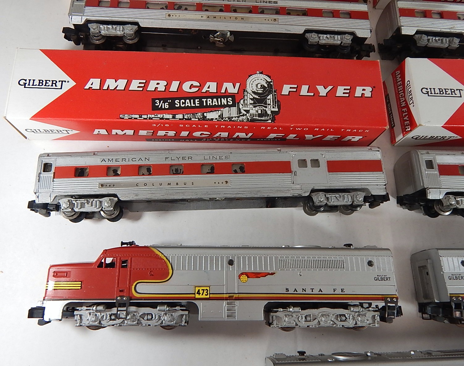 American Flyer S-Gauge Trains - Sante Fe Train Set