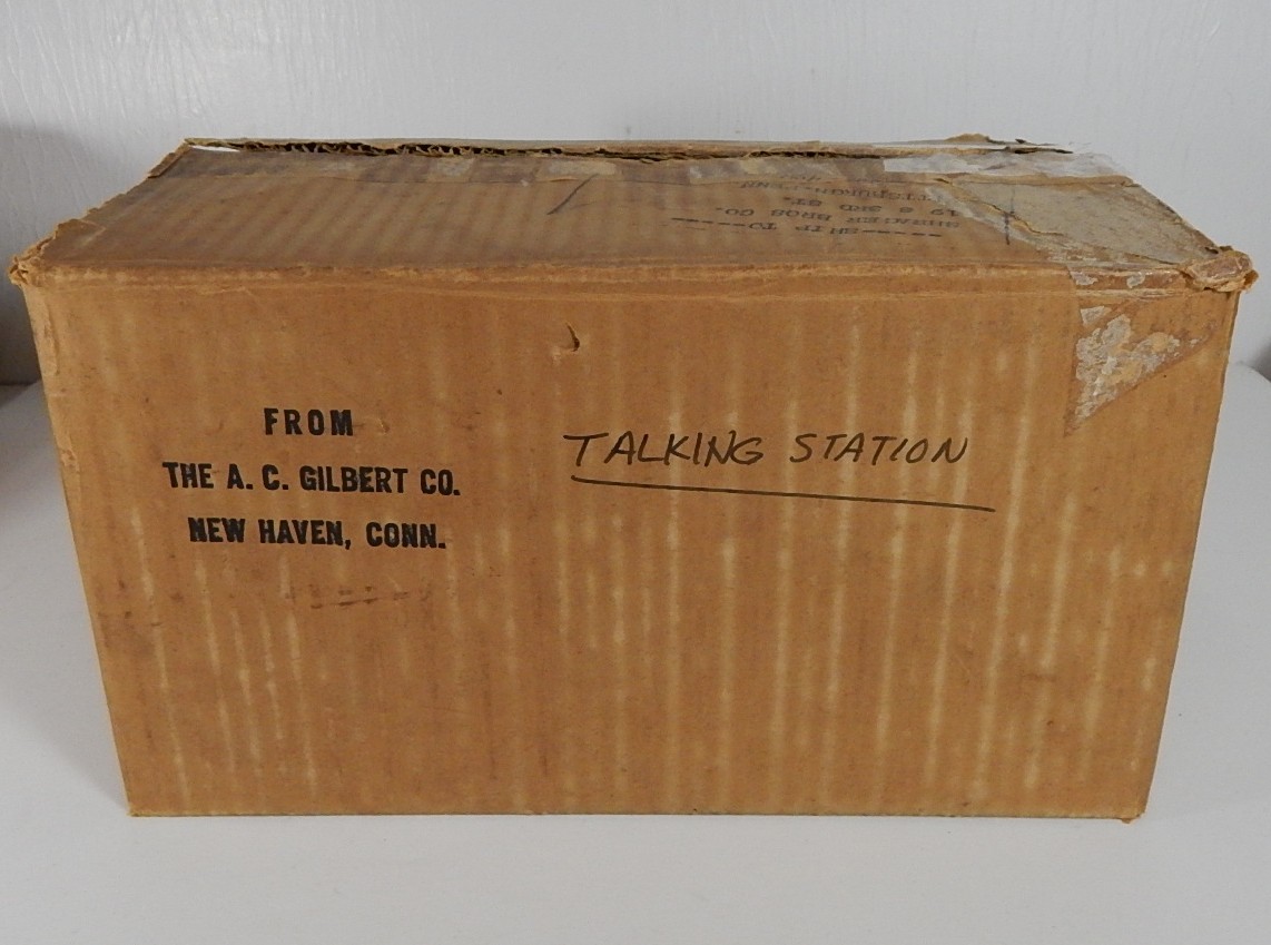 American Flyer S-Gauge Trains - #23786 Talking Station, Button, Records