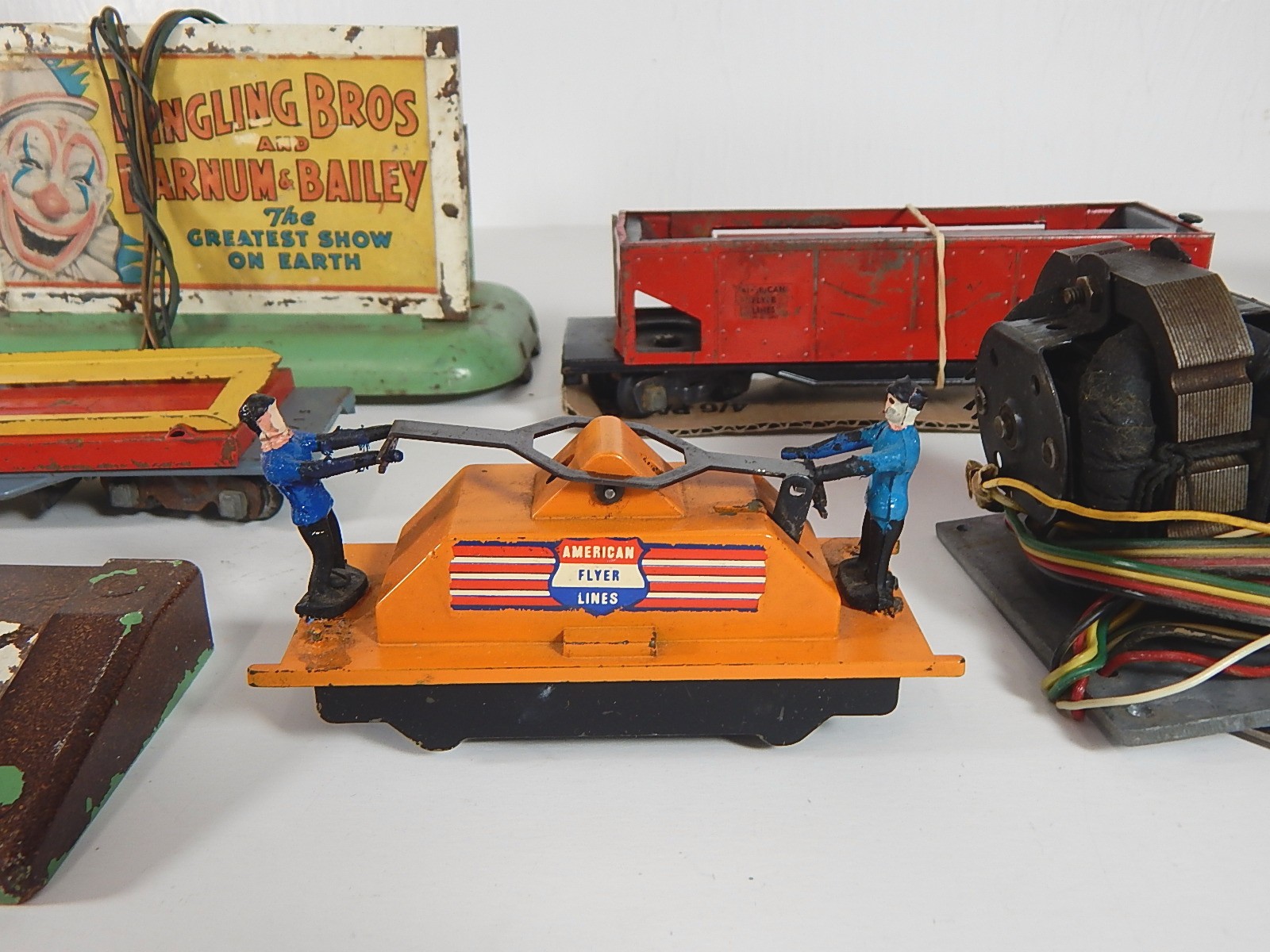 American Flyer S-Gauge Trains for Parts - #740, #755, #716, #592A, #715, #577