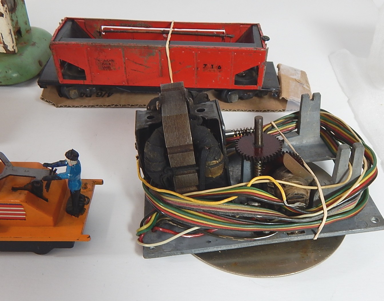 American Flyer S-Gauge Trains for Parts - #740, #755, #716, #592A, #715, #577