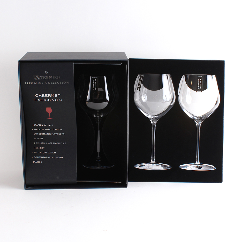 Waterford Crystal "Elegance" Cabernet Sauvignon Wine Glasses