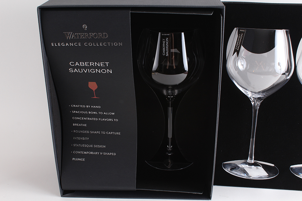 Waterford Crystal "Elegance" Cabernet Sauvignon Wine Glasses