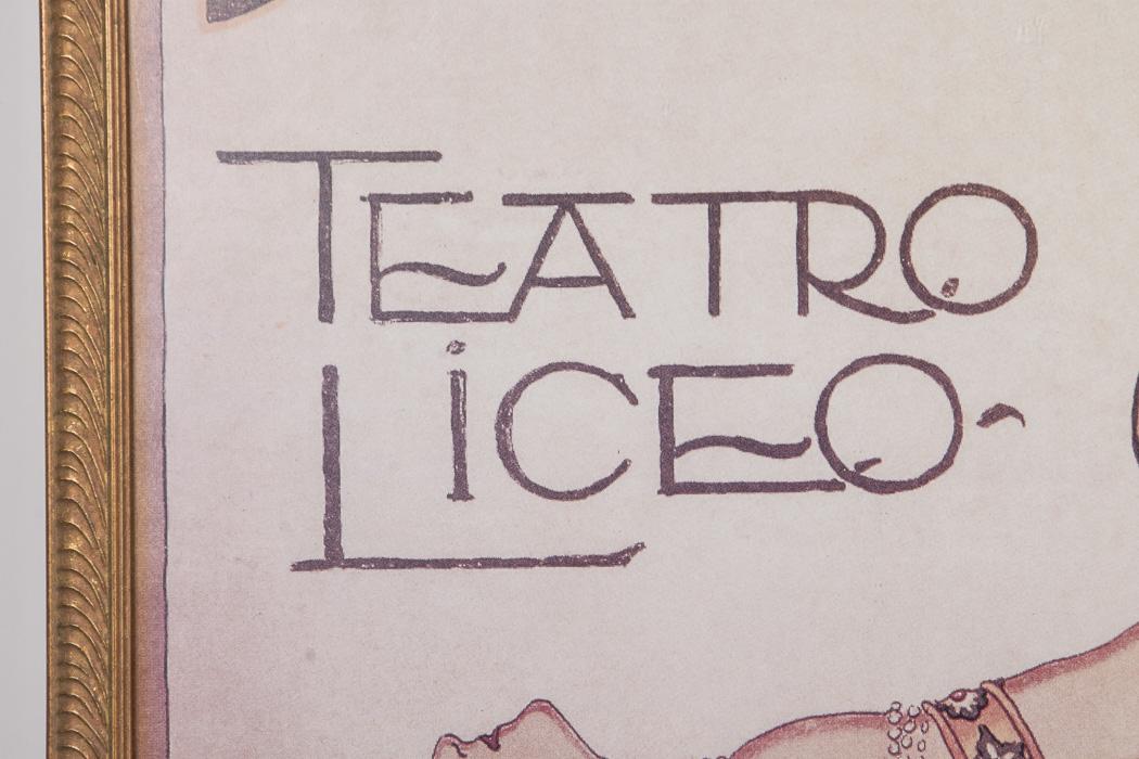 After Leon Bakst Giclee Titled "Bailes Rusos Teatro Liceo"