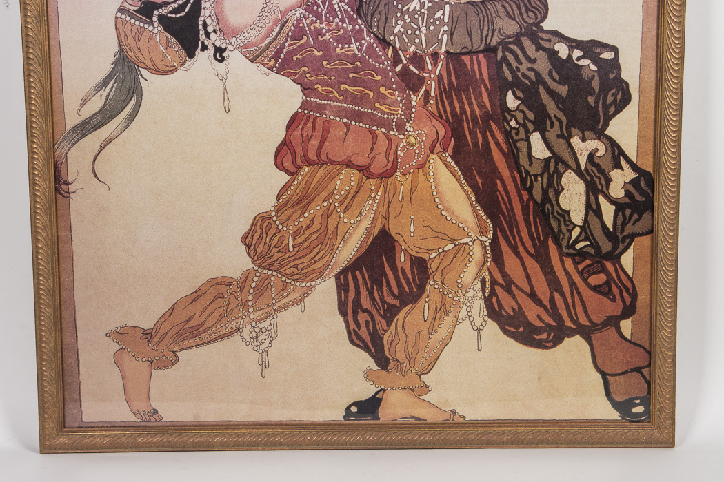 After Leon Bakst Giclee Titled "Bailes Rusos Teatro Liceo"