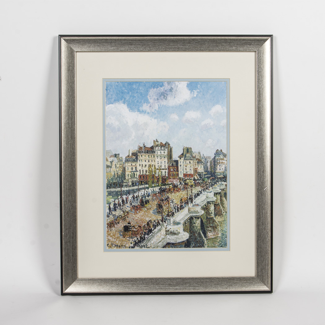 After Camille Pissarro Giclee Titled "Le Pont-Neuf"