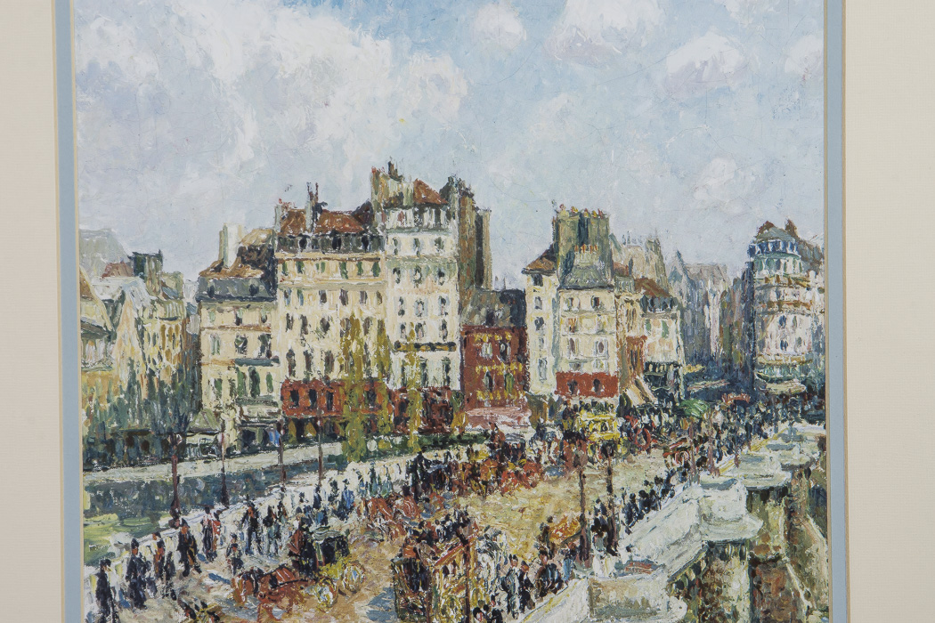 After Camille Pissarro Giclee Titled "Le Pont-Neuf"