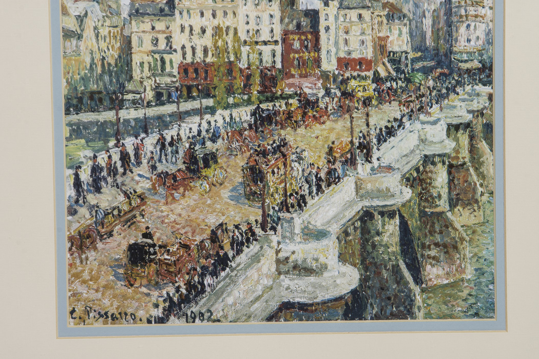 After Camille Pissarro Giclee Titled "Le Pont-Neuf"
