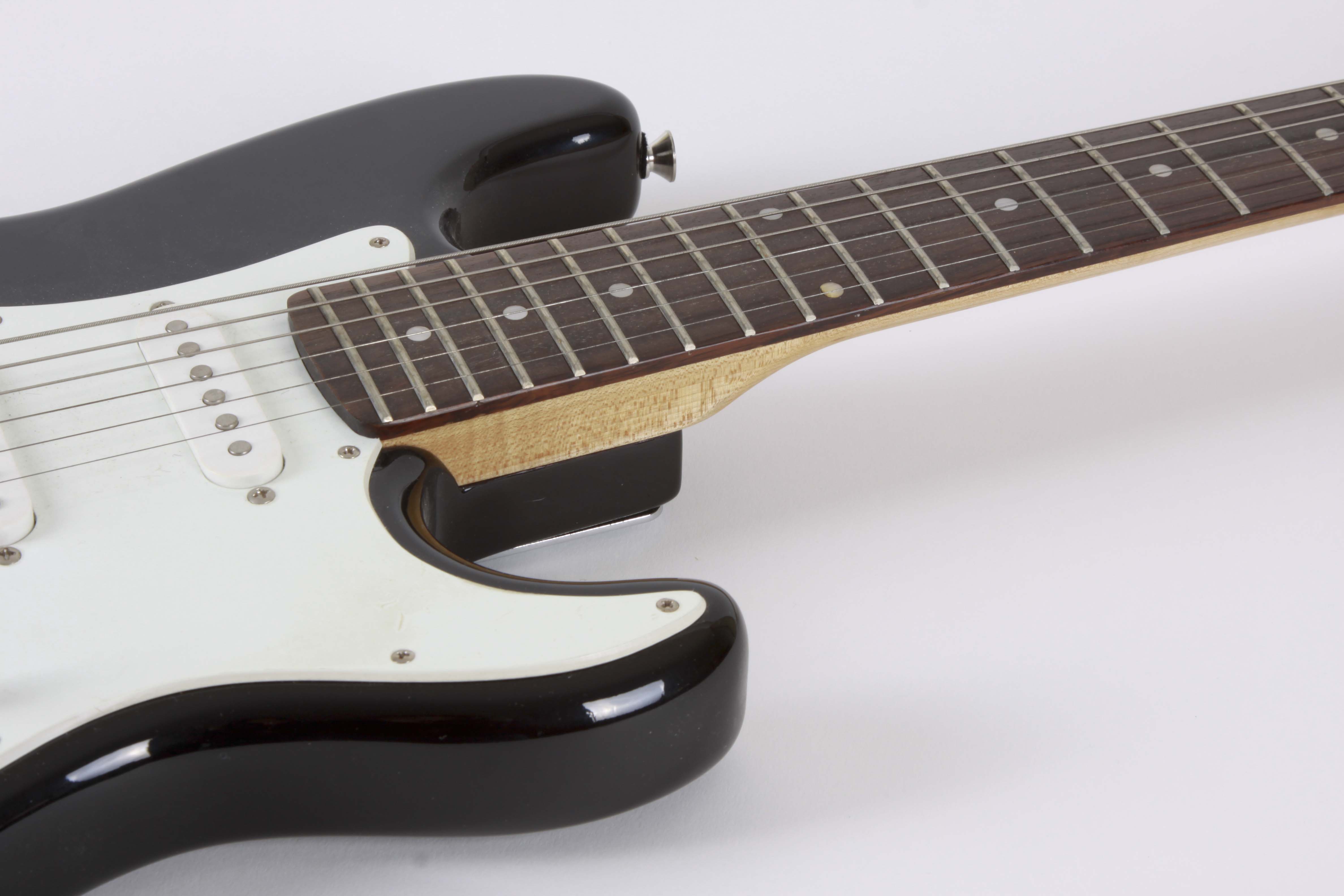 Fender Squire Mini Electric Guitar, Roland Synth, Hohner Melodica