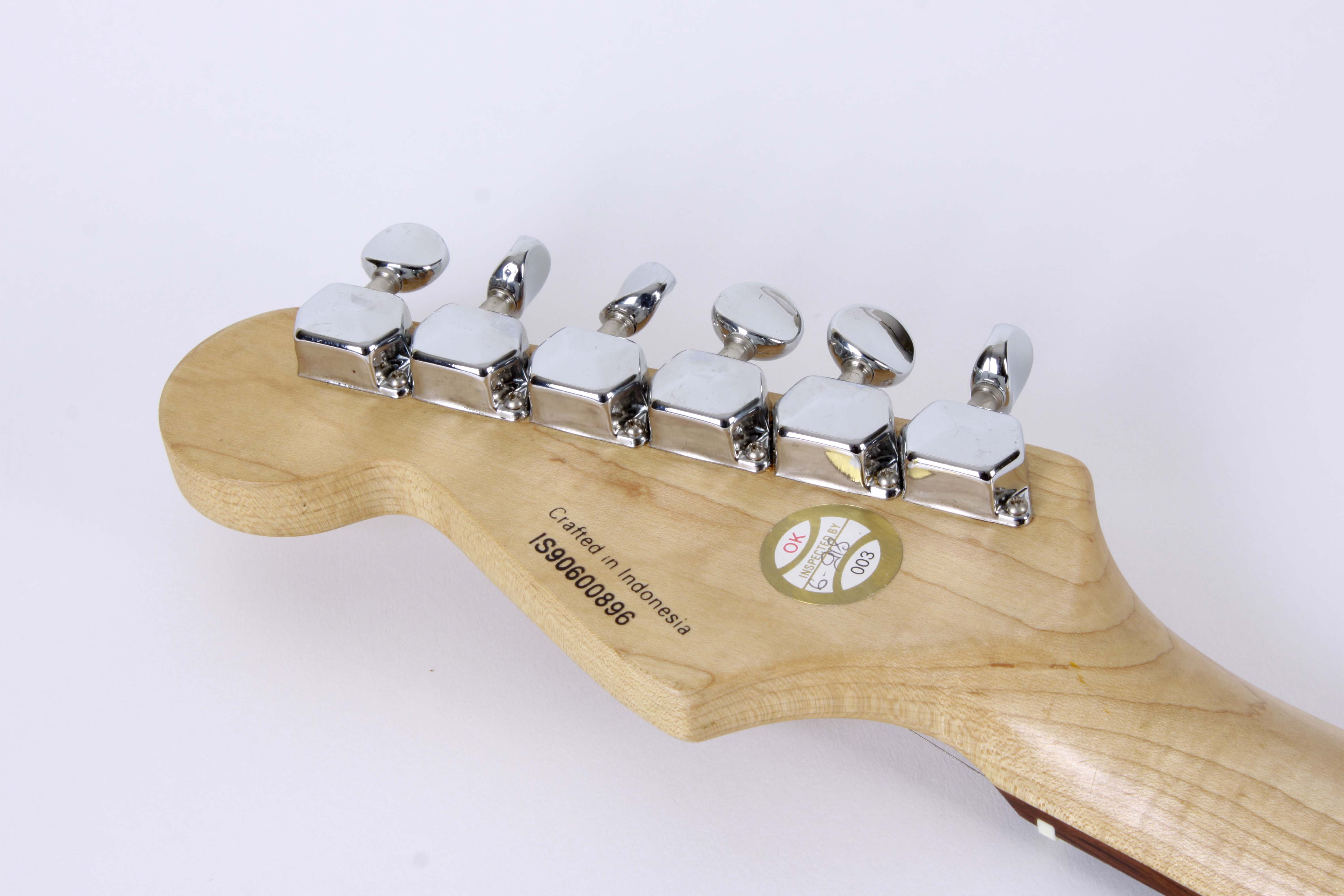 Fender Squire Mini Electric Guitar, Roland Synth, Hohner Melodica