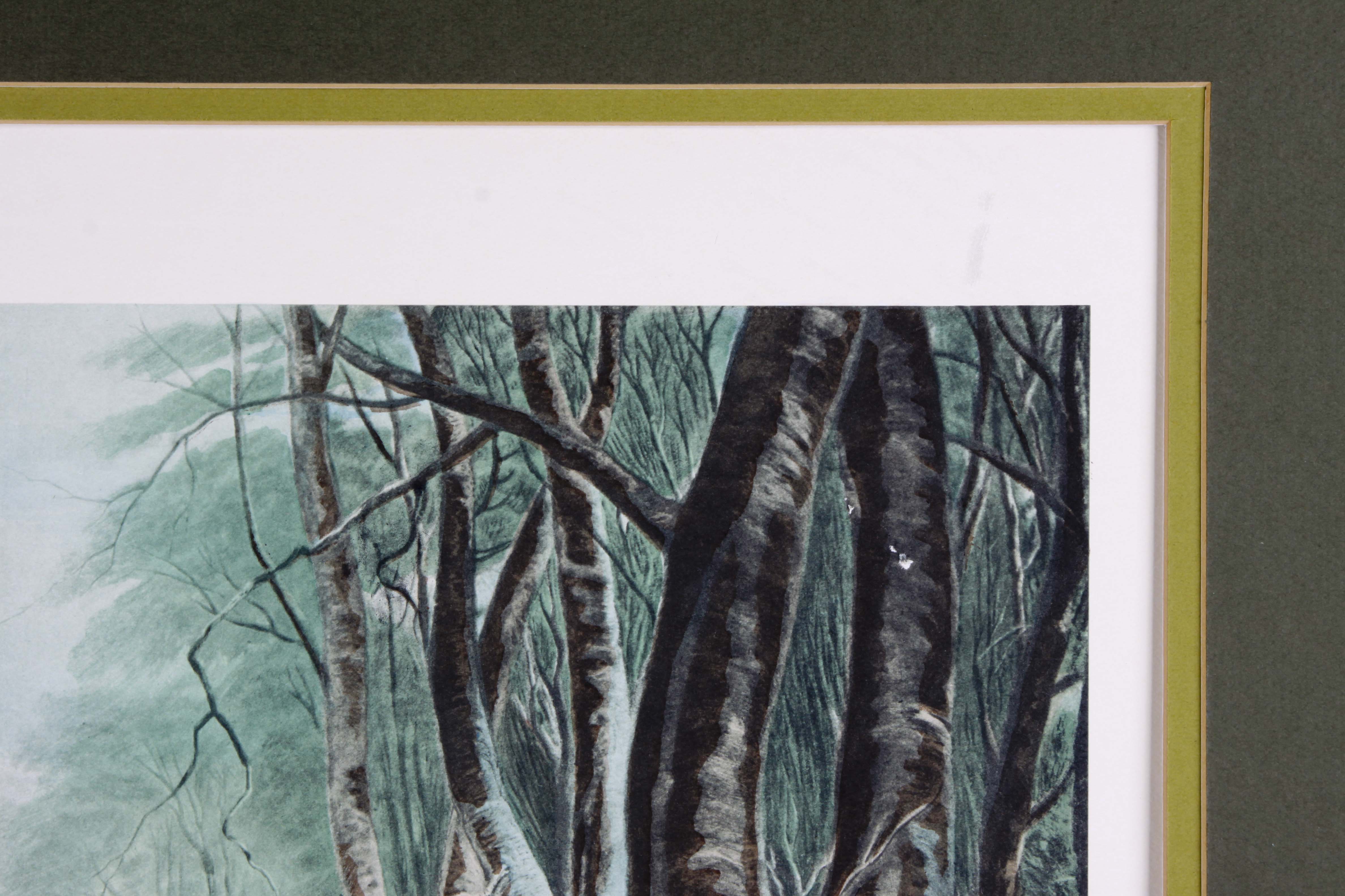 Restrike Engraving "The Meet at Blagdon"