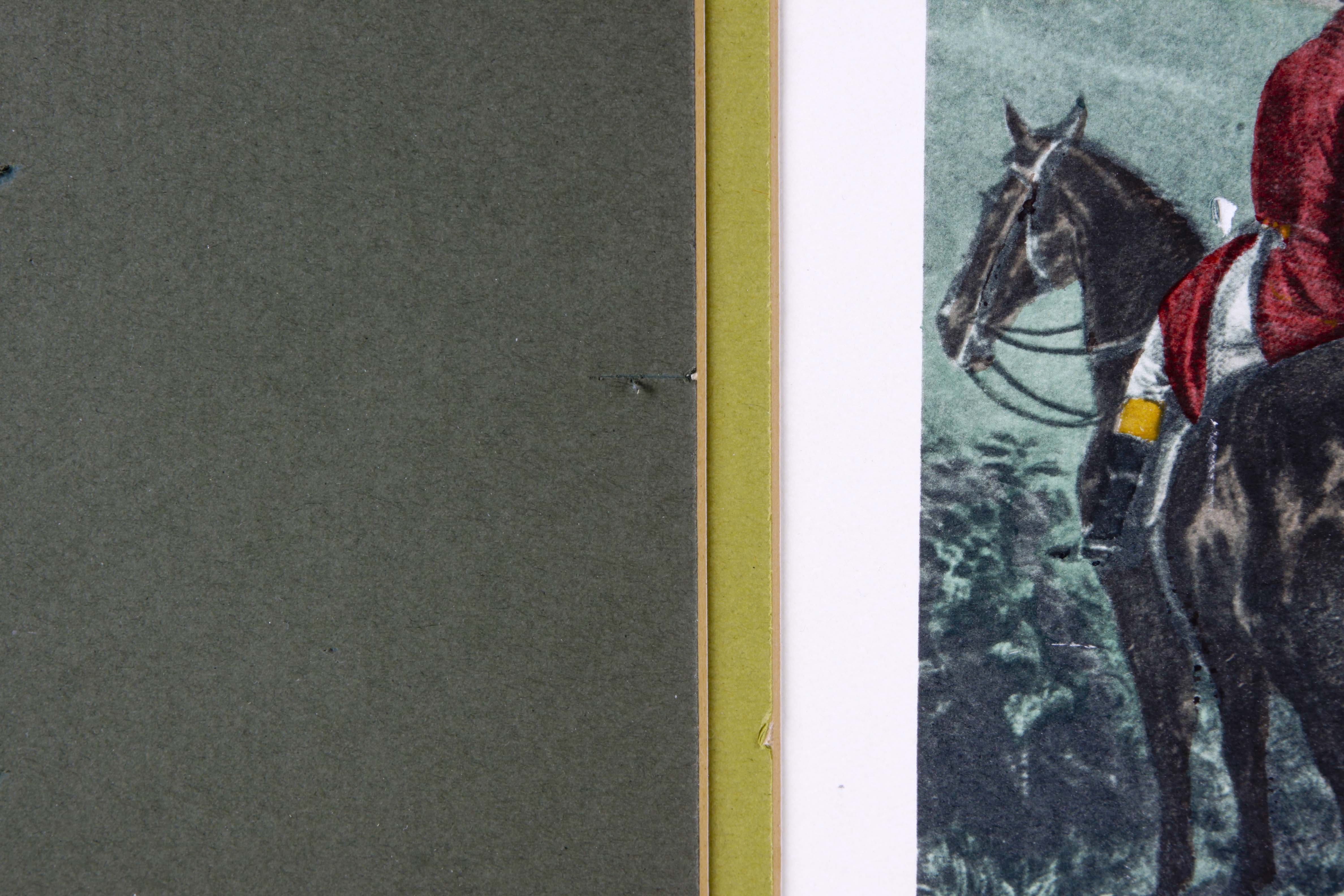 Restrike Engraving "The Meet at Blagdon"