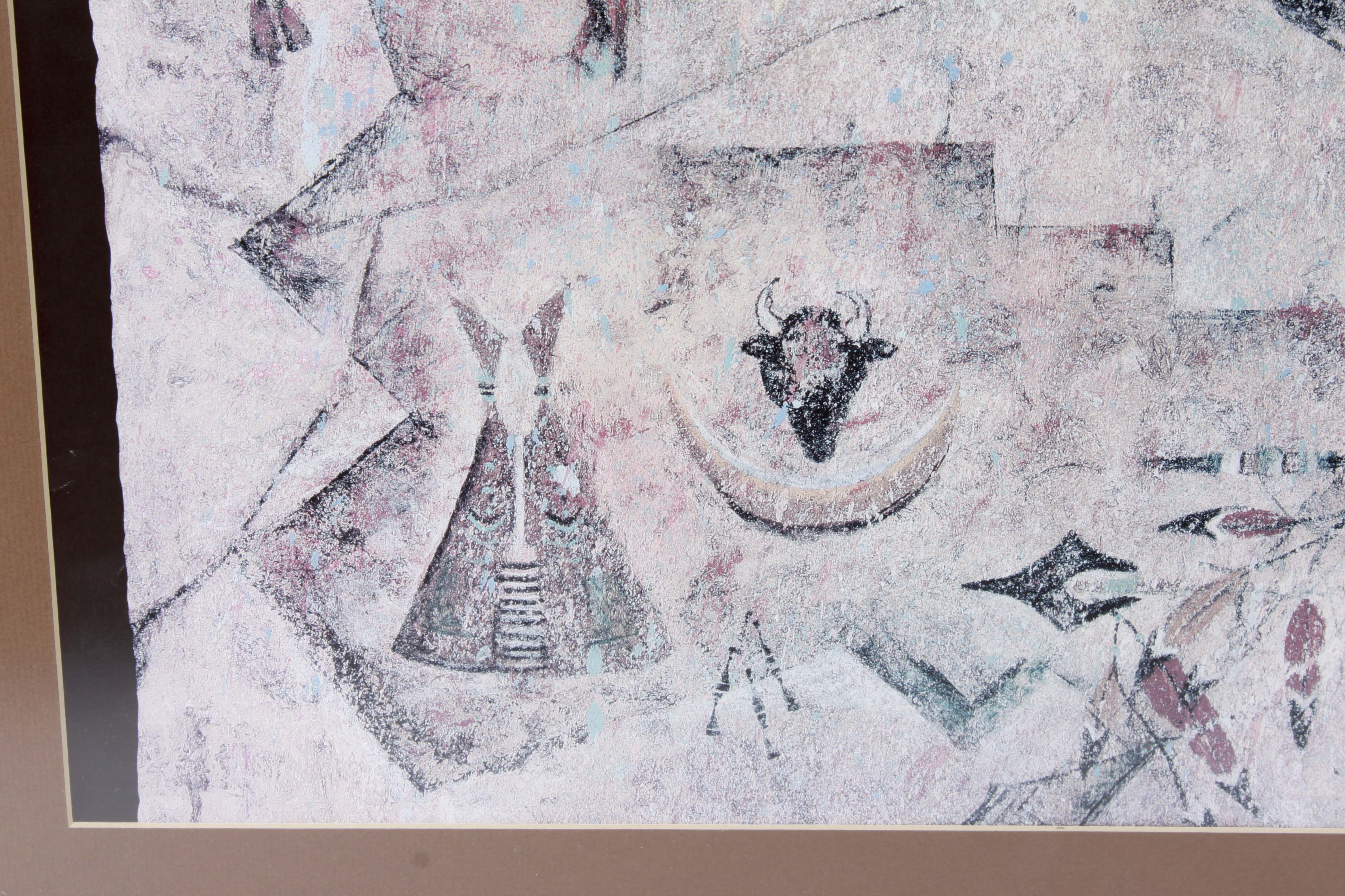 Group of Framed Southwestern Offset Lithographs