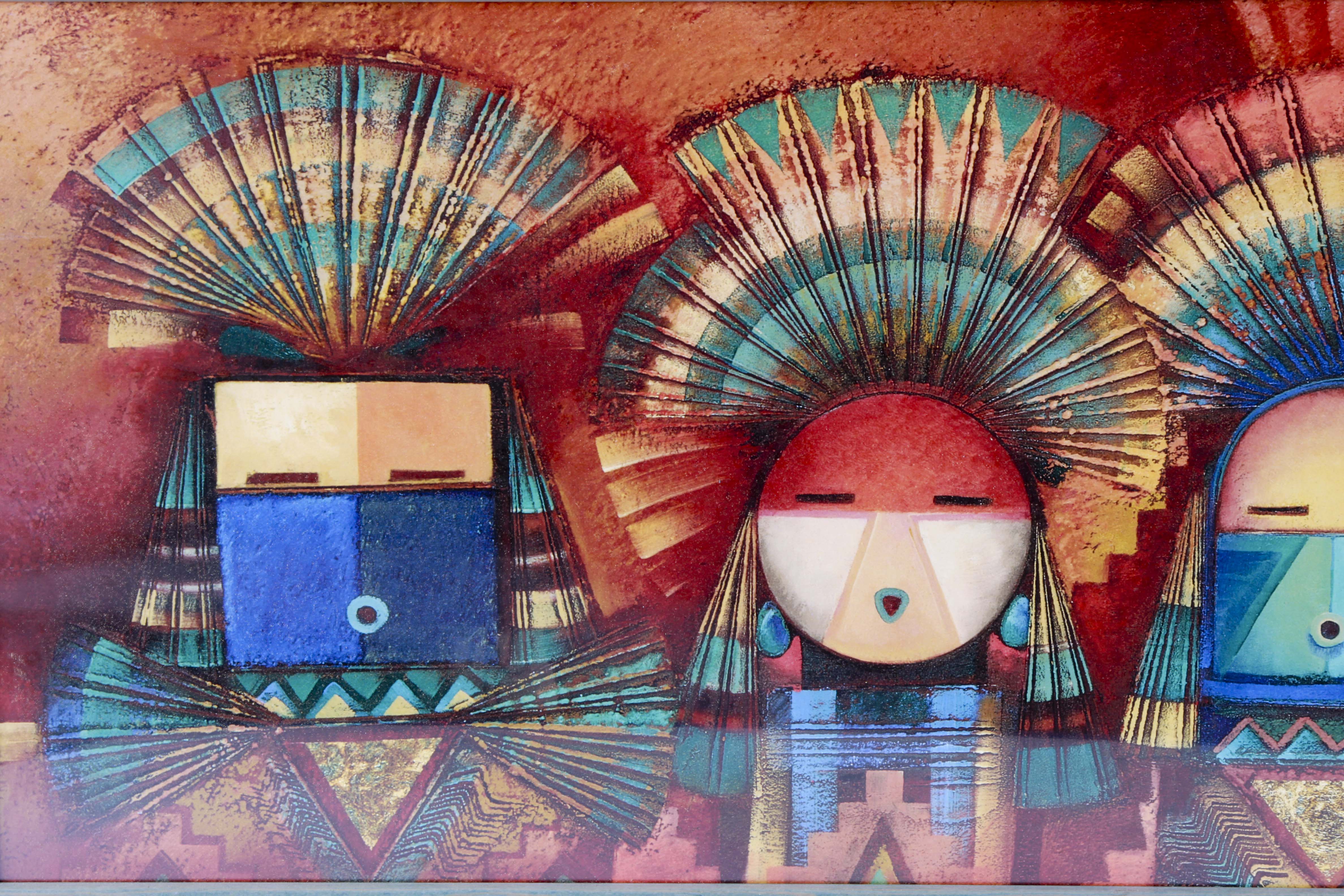 Group of Framed Southwestern Offset Lithographs