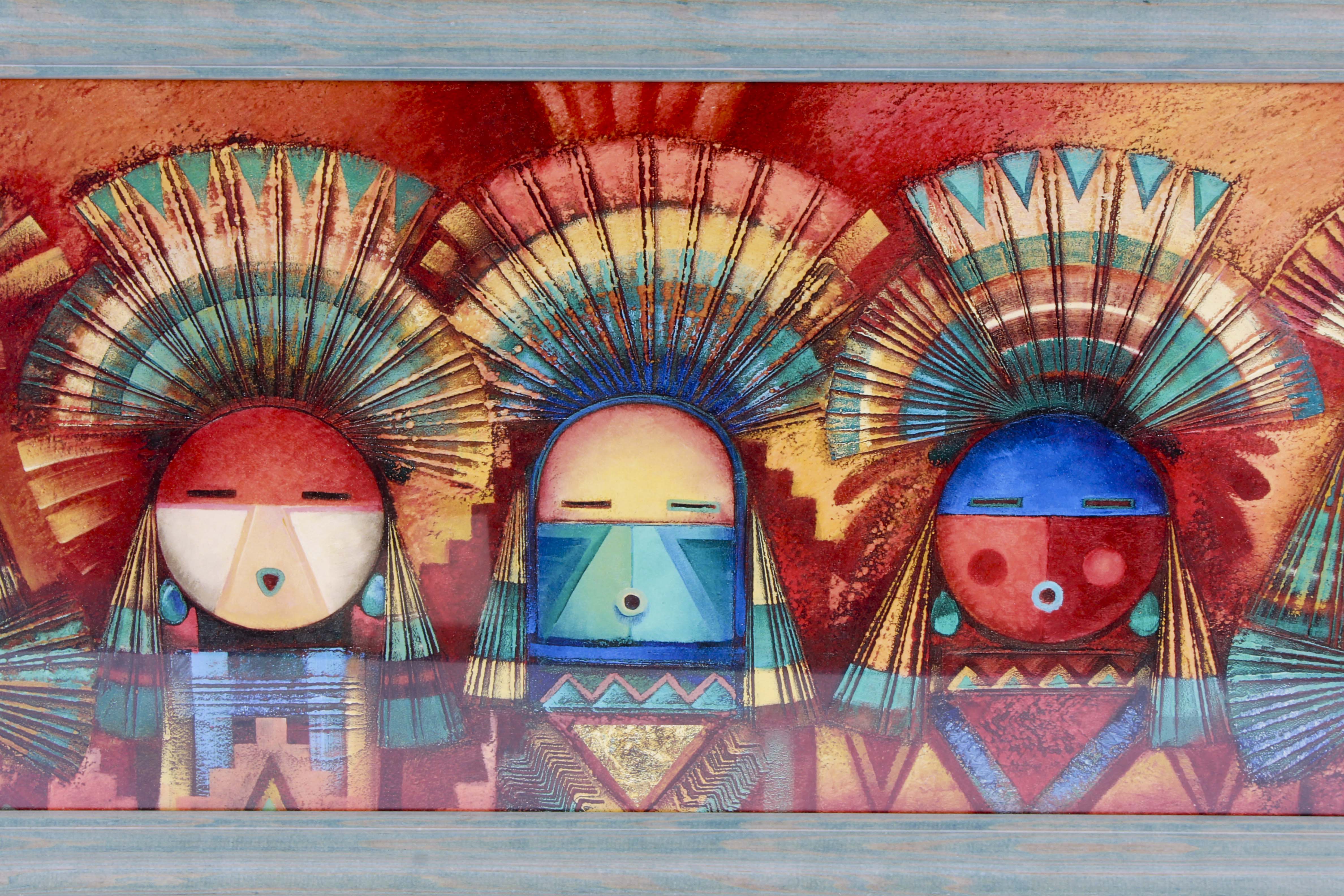 Group of Framed Southwestern Offset Lithographs