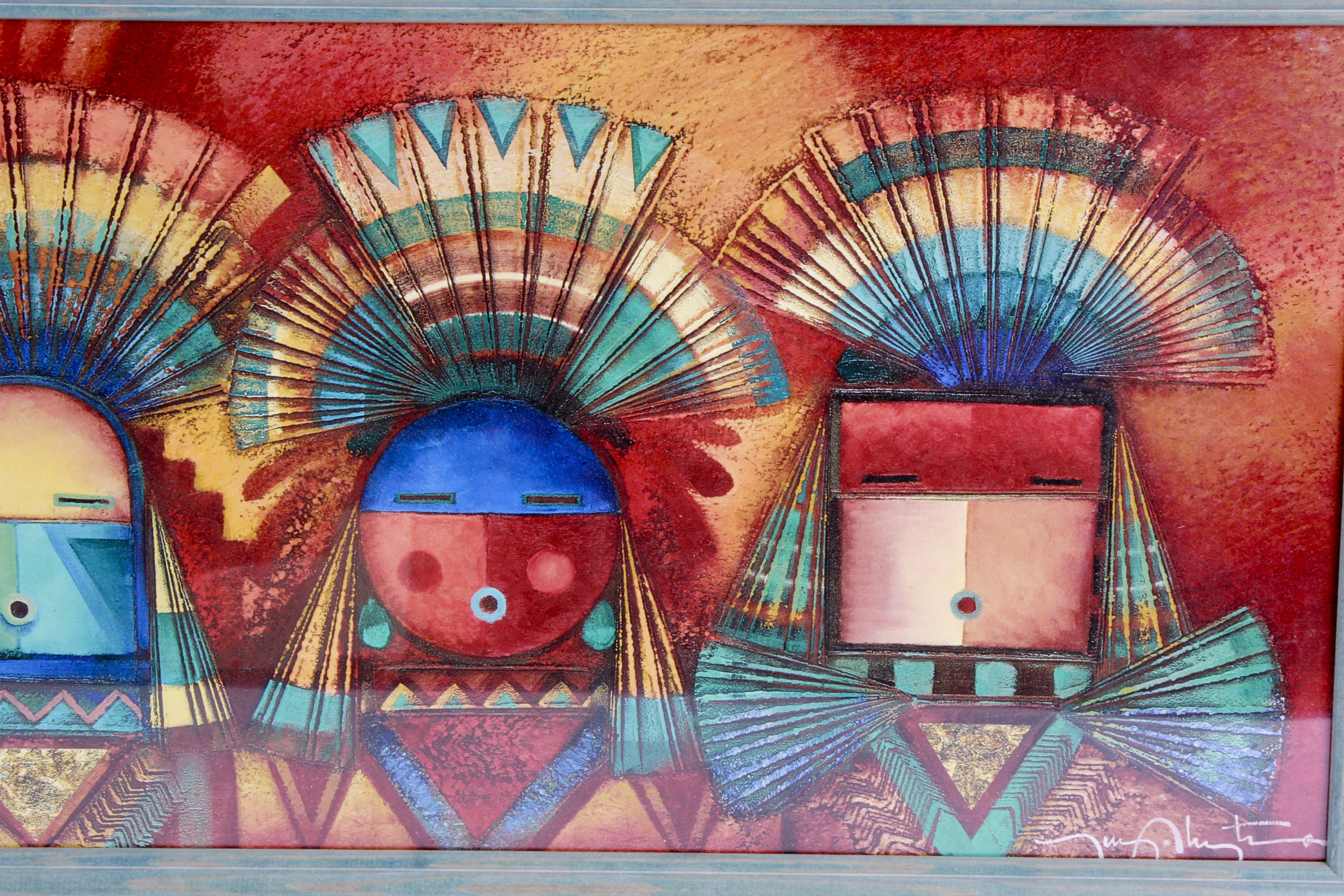 Group of Framed Southwestern Offset Lithographs