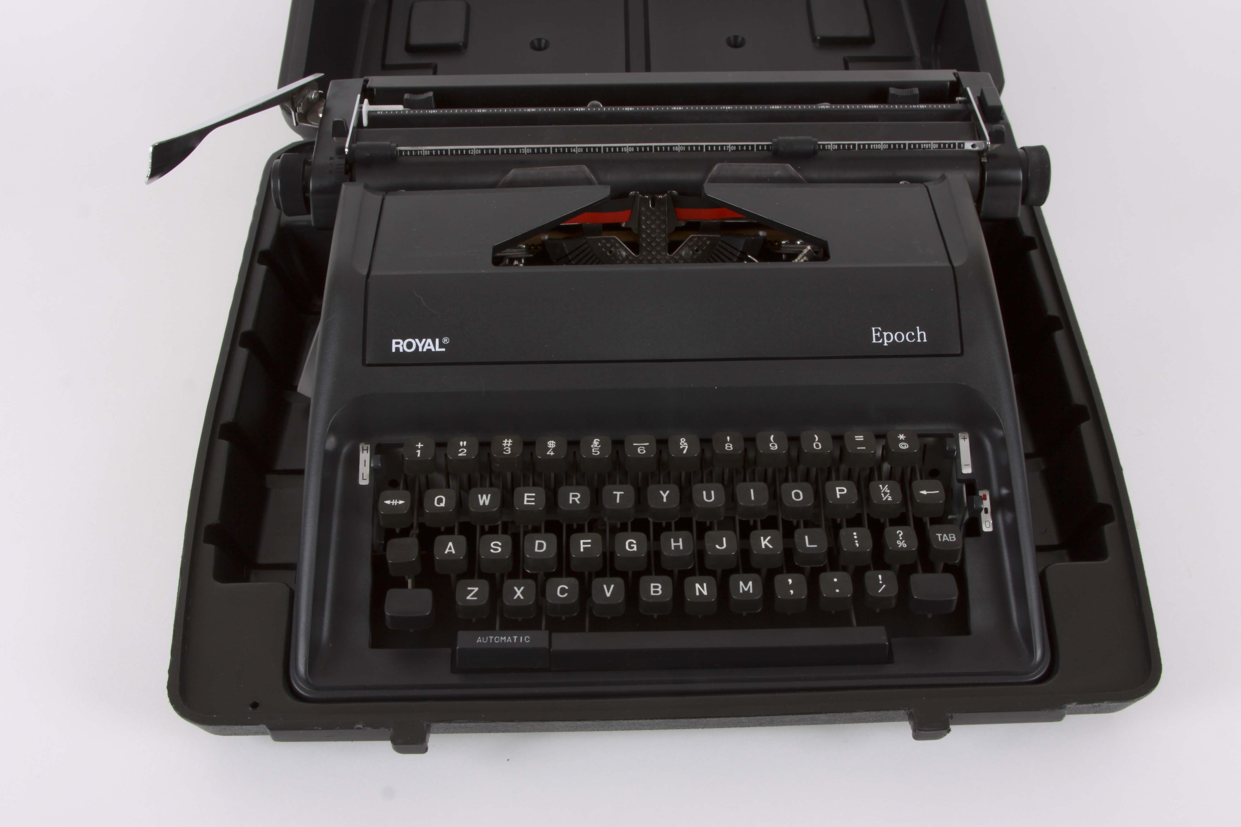 Royal Epoch Portable Manual Typewriter and Case