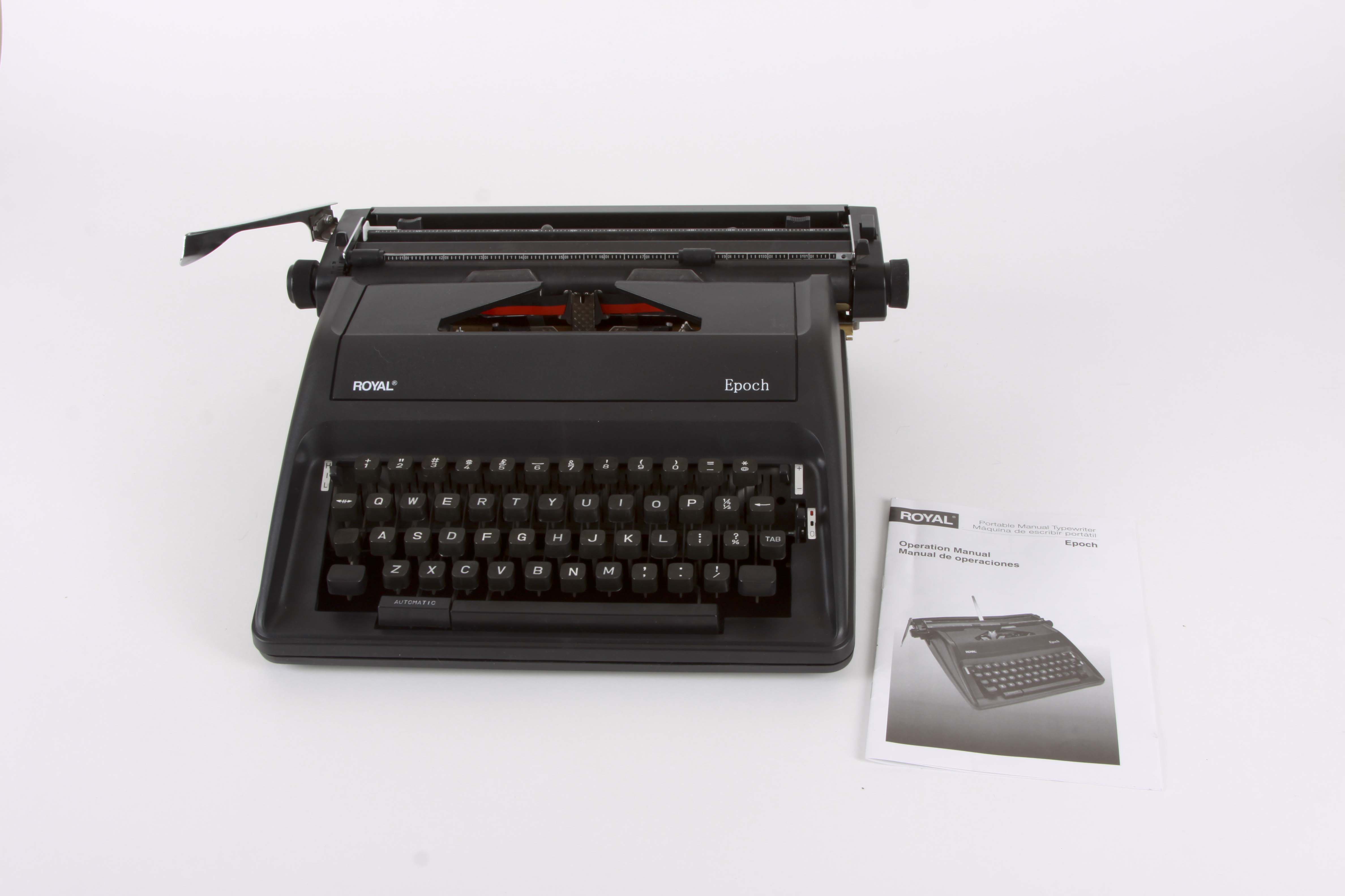 Royal Epoch Portable Manual Typewriter and Case