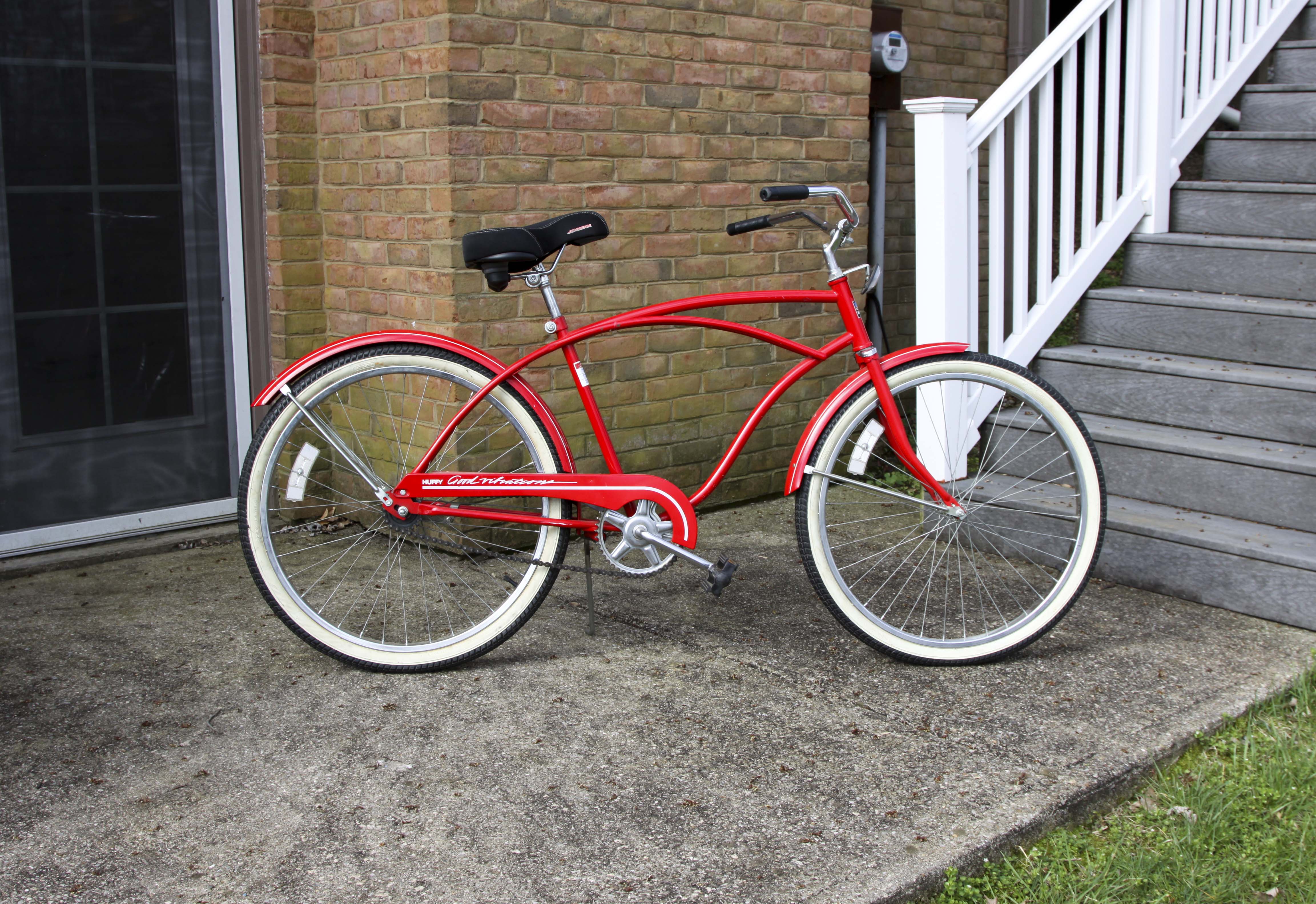 Red Huffy Good Vibrations Bike
