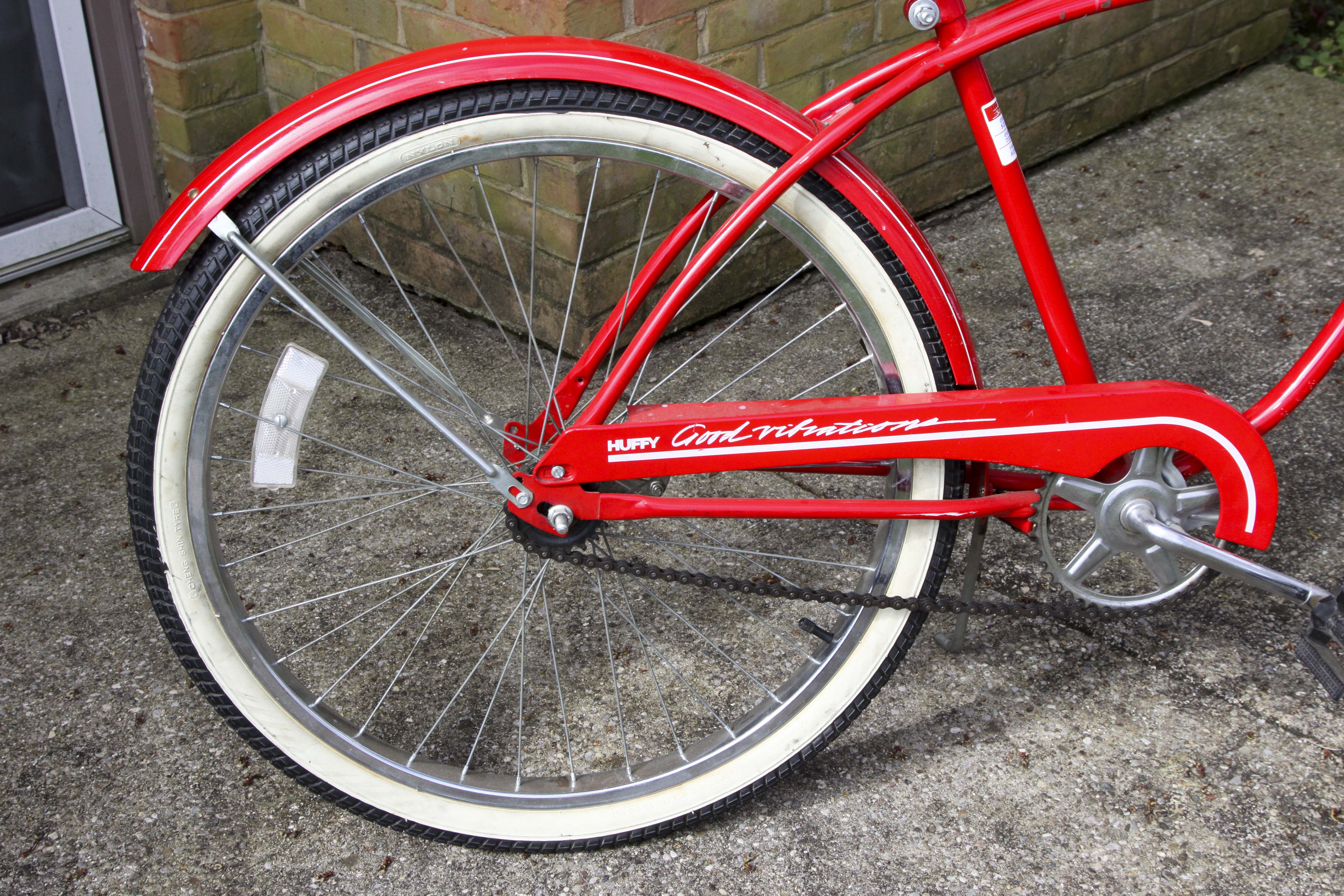 Red Huffy Good Vibrations Bike