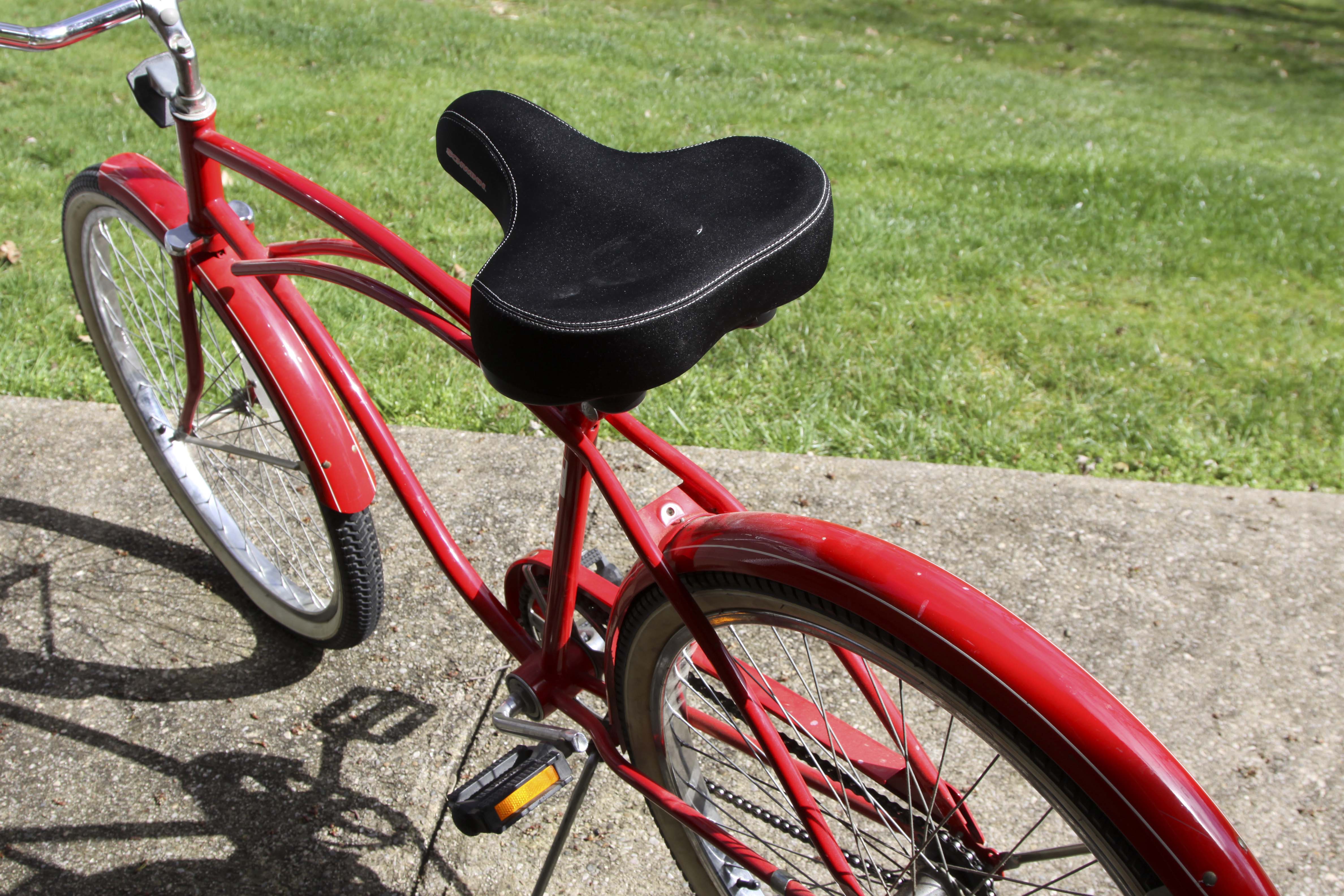Red Huffy Good Vibrations Bike