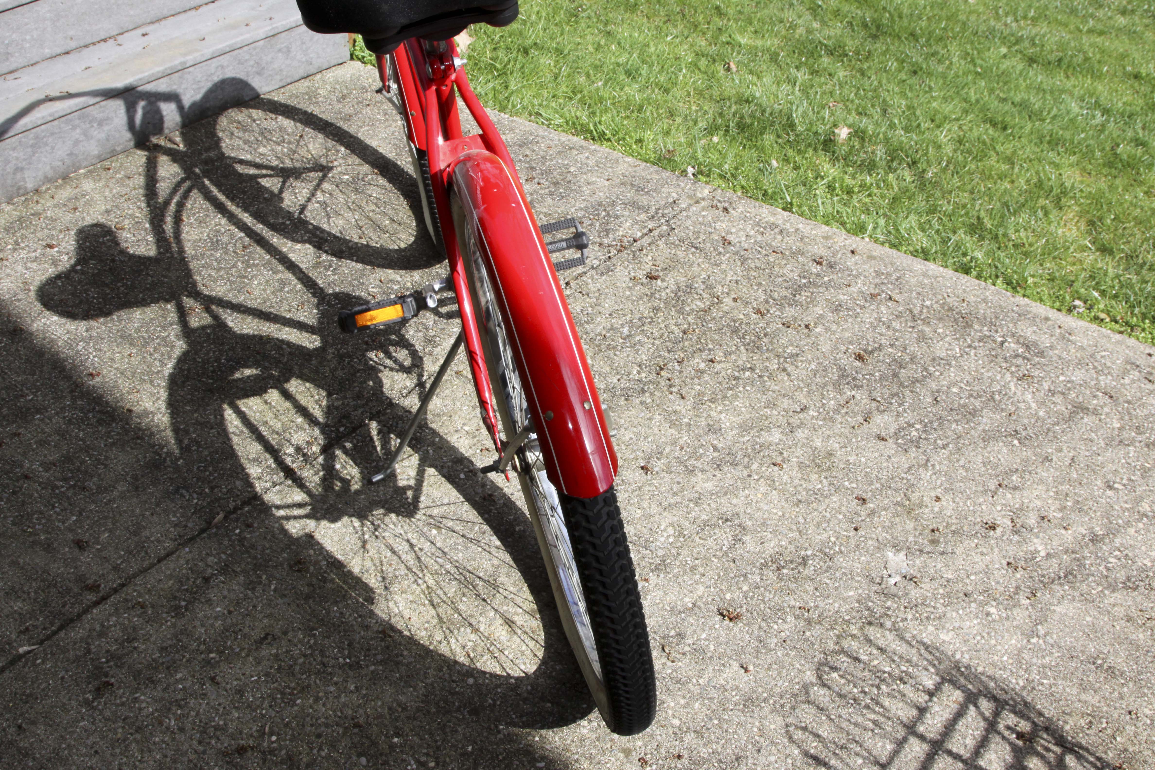 Red Huffy Good Vibrations Bike